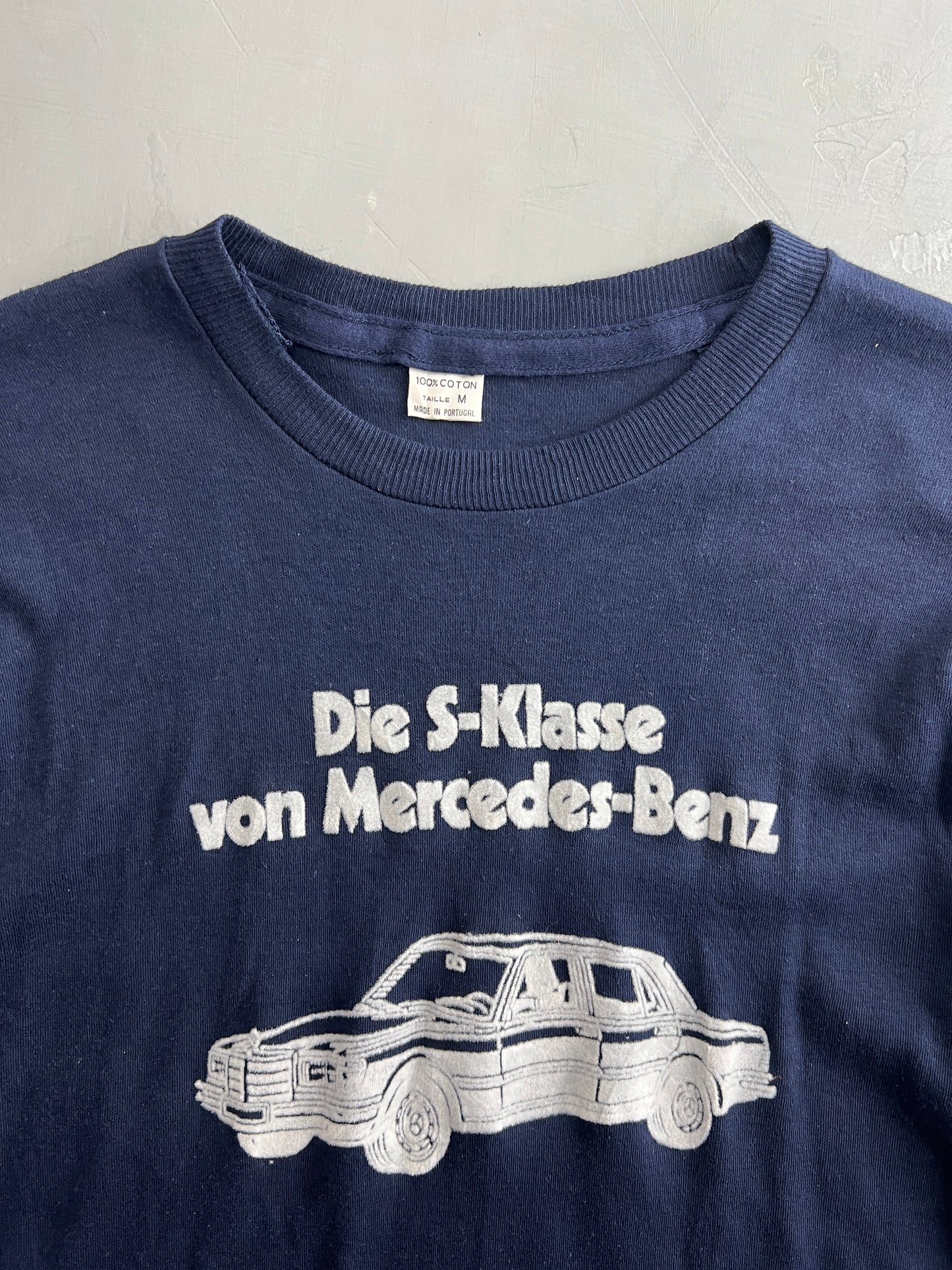 70's Cropped Mercedes-Benz Tee [S]