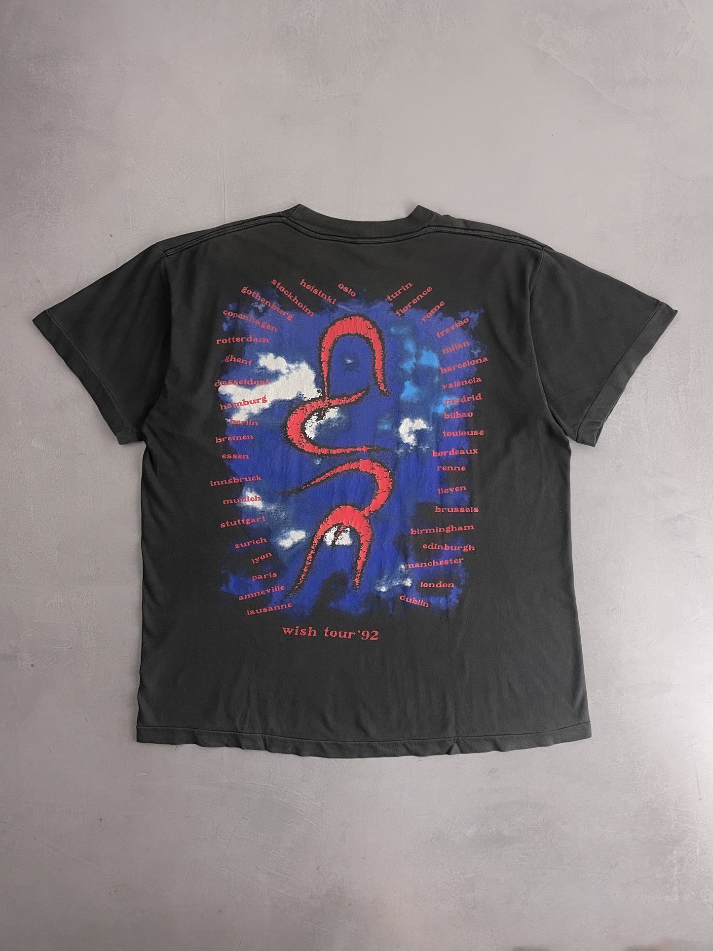 '92 The Cure 'Wish Tour' Tee [XL]