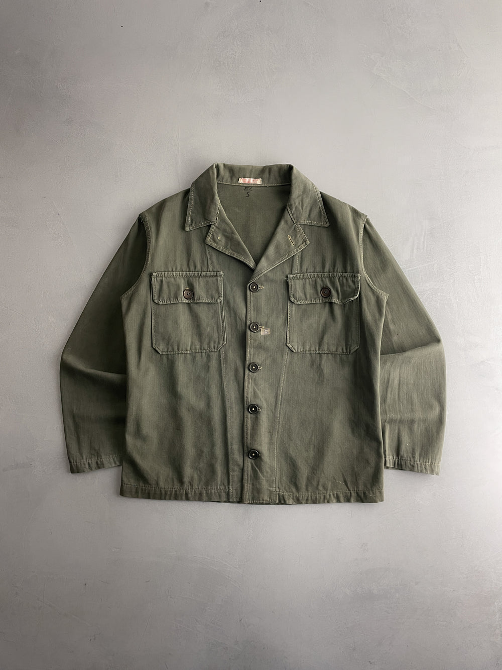 50's Faded H.B.T. French Army Shirt [S]