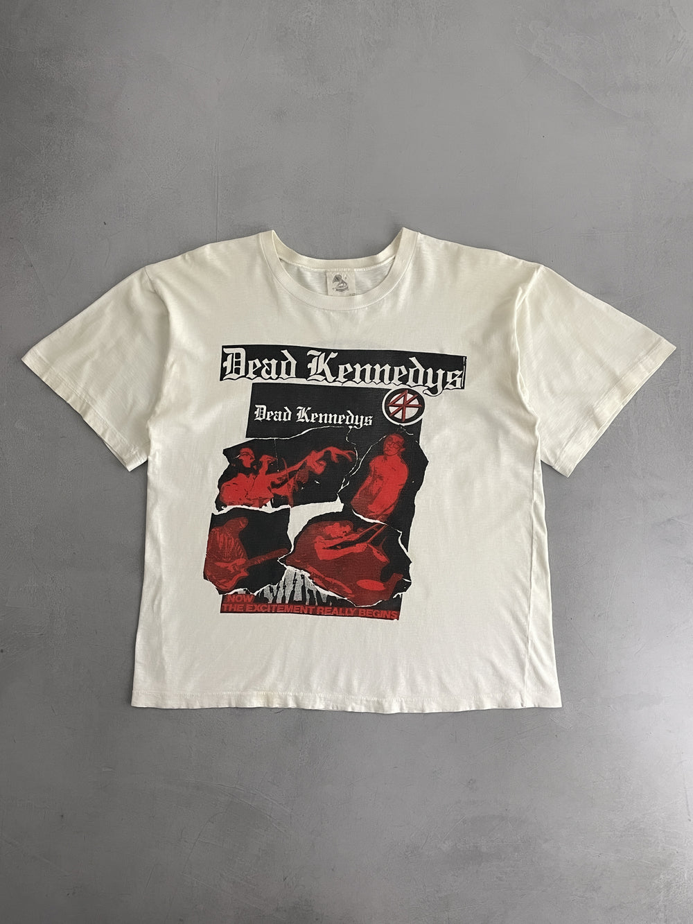 1980's Dead Kennedy's 'Now The Excitement Begins' Tee [L]