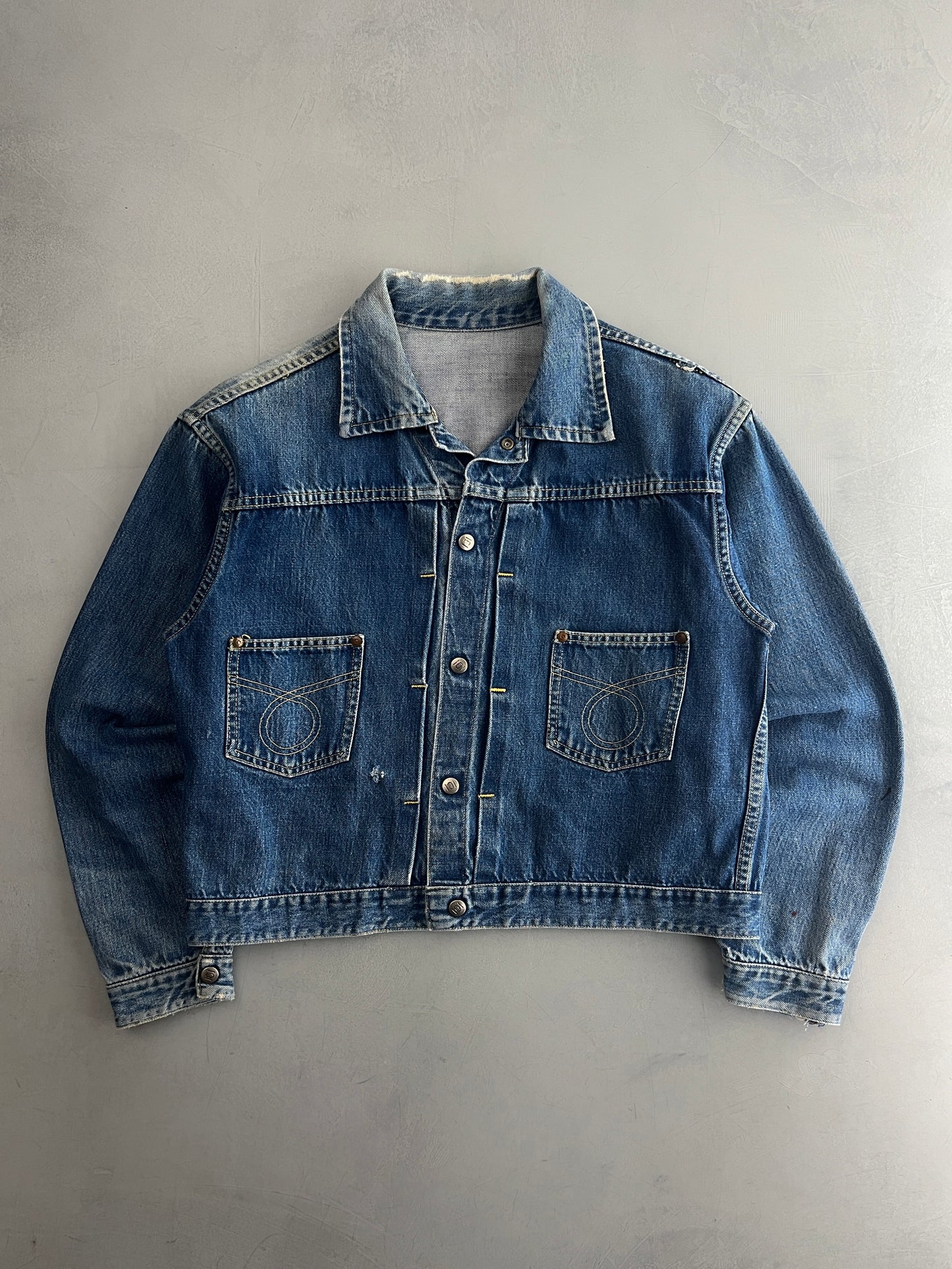 40's/50's Montgomery Ward 101 Selvage Denim Jacket [M]