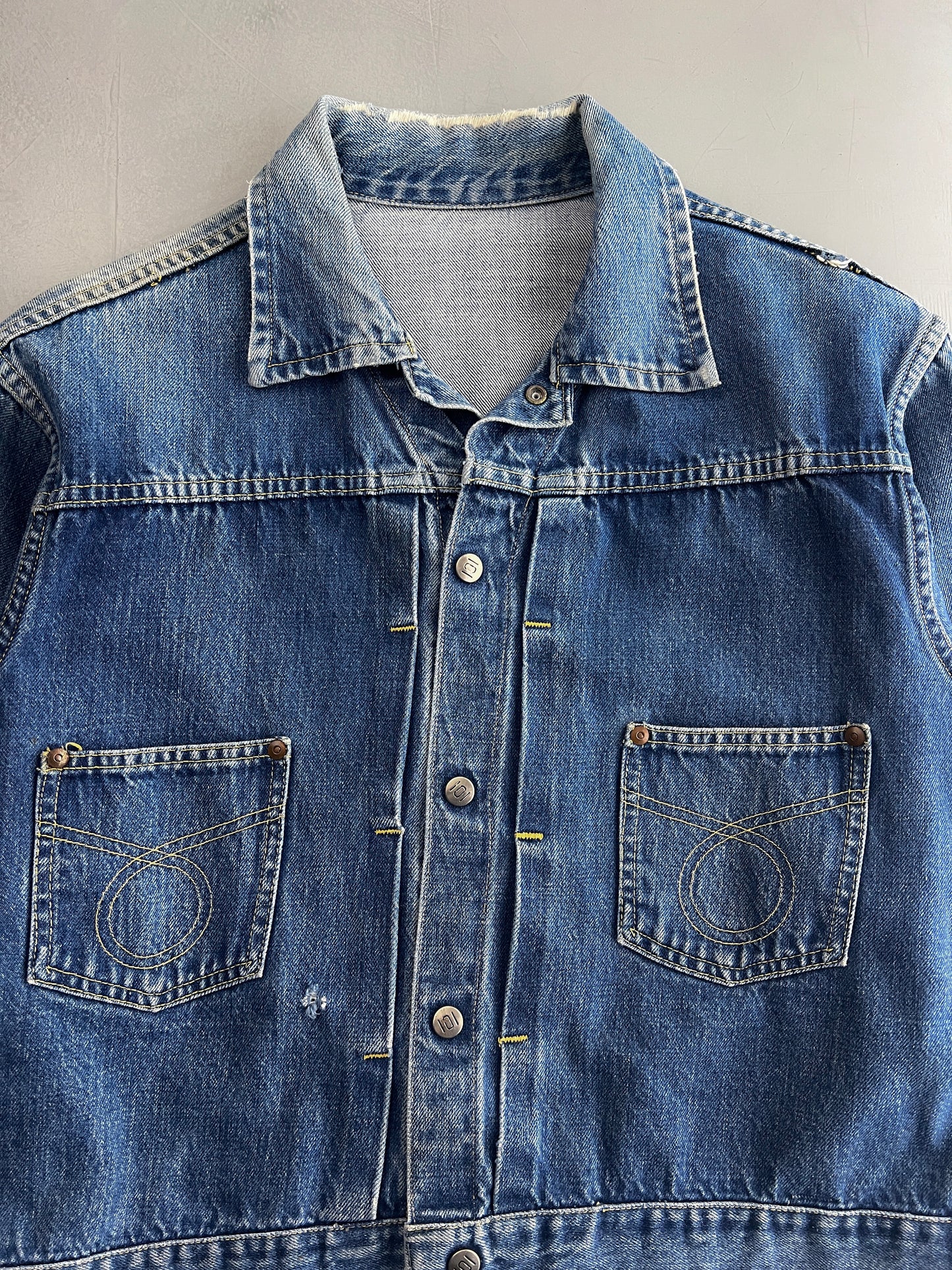 40's/50's Montgomery Ward 101 Selvage Denim Jacket [M]