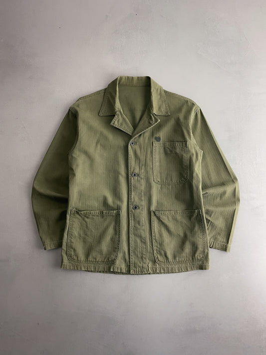 U.S.N. Sun-faded H.B.T. Jacket [L]