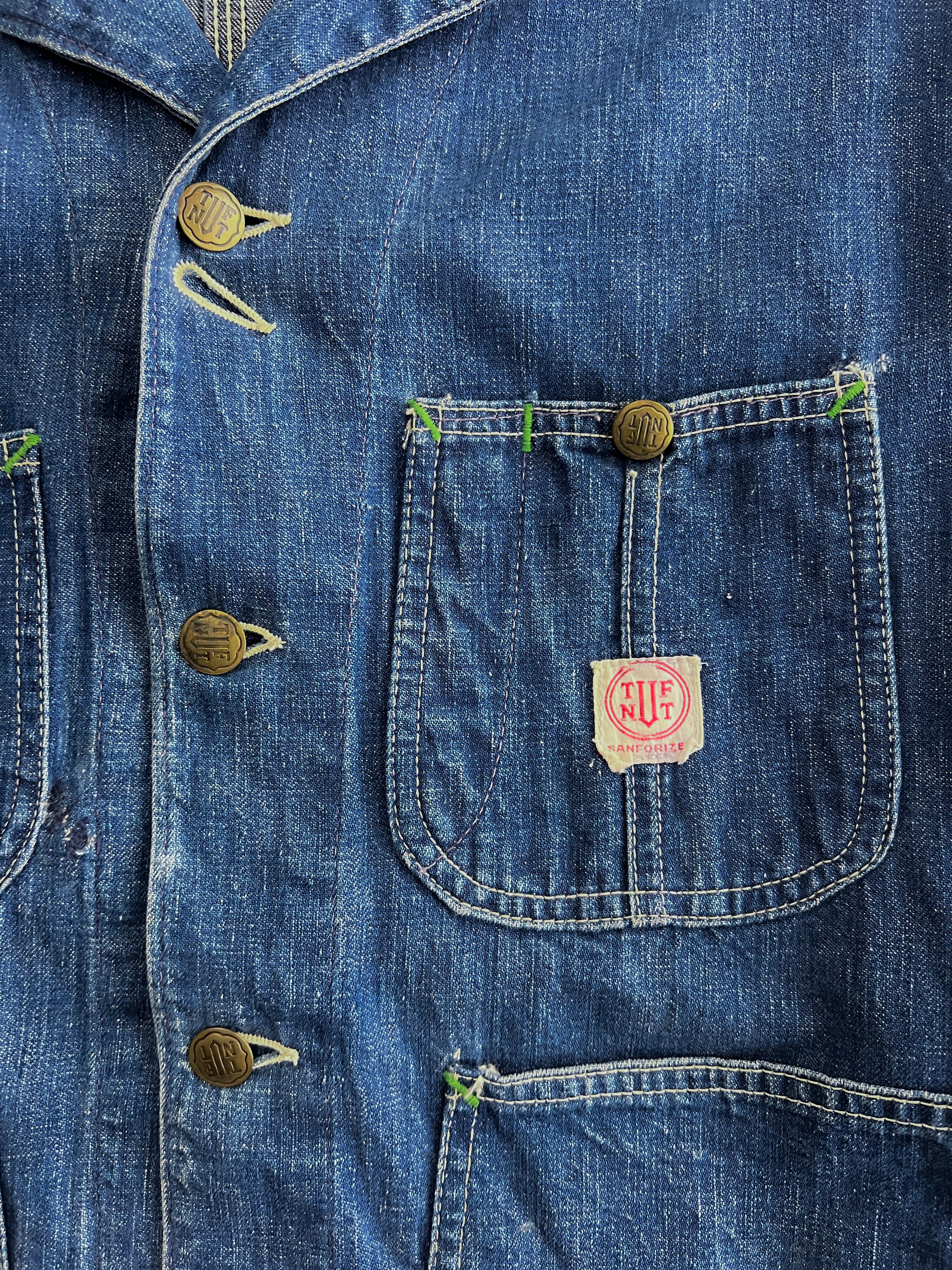 50’s TUF NUT Engineer Jacket 50's TUF-NUT Denim Engineer Jacket [M] – The Wilde Merchant