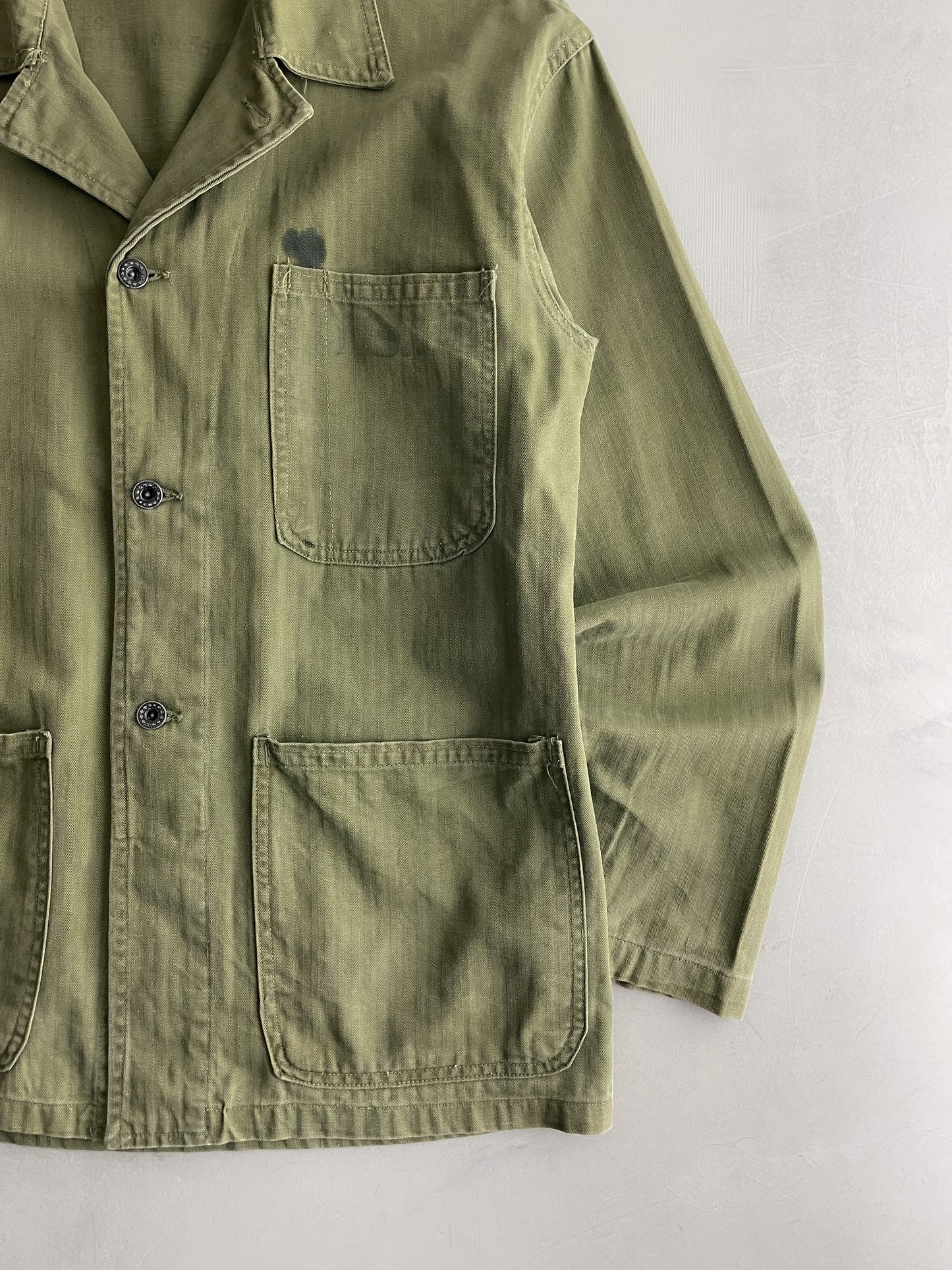 U.S.N. Sun-faded H.B.T. Jacket [L]