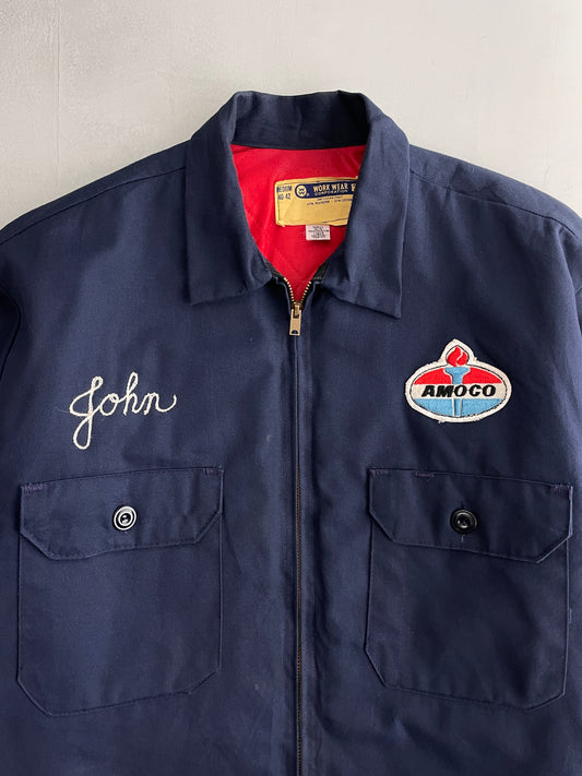 60's John's Amoco Mechanic Jacket [L]