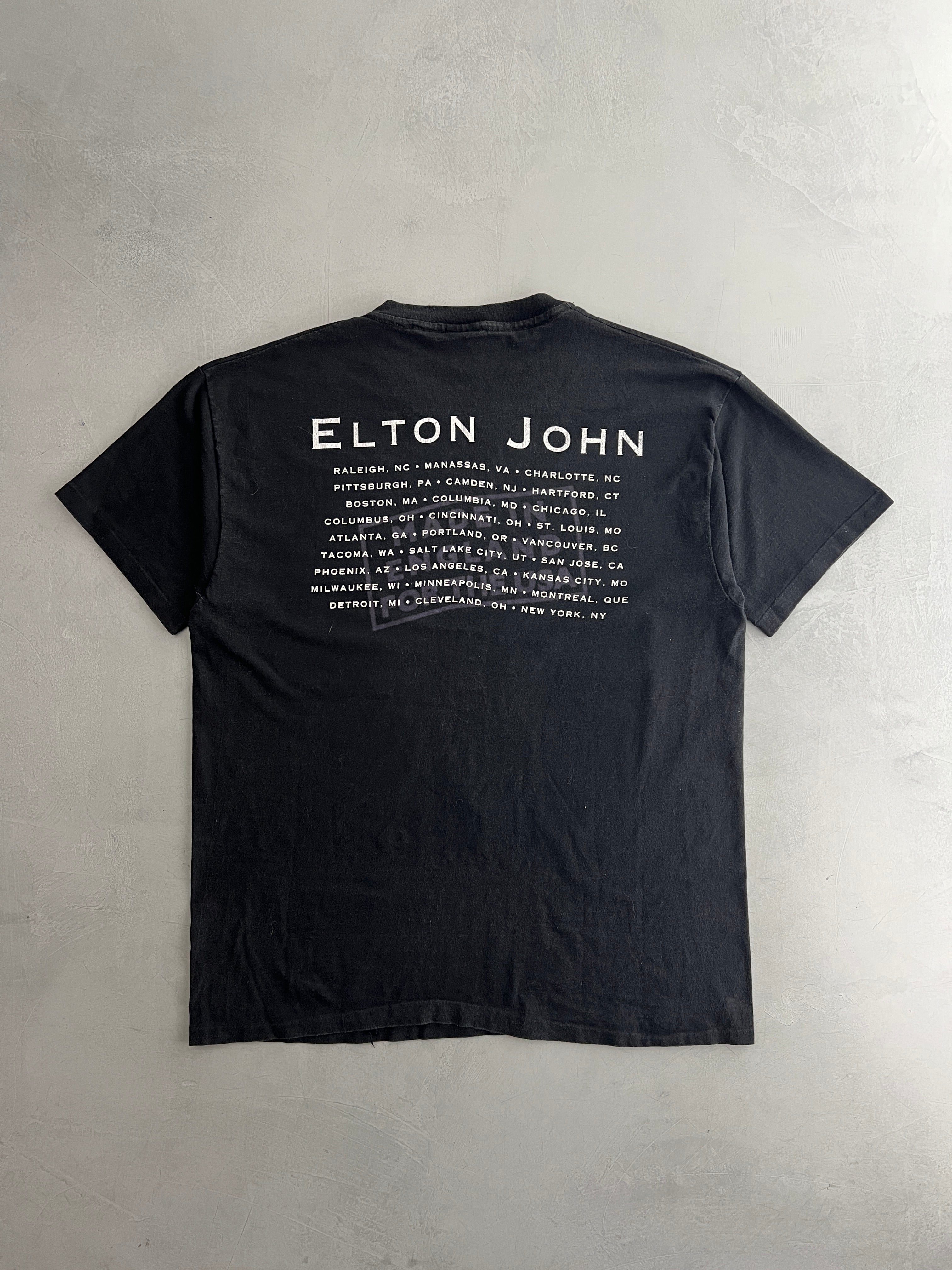 Elton John Made in England Tシャツ Elton John 'Made In England' Tour Tee [XL] – The Wilde Merchant