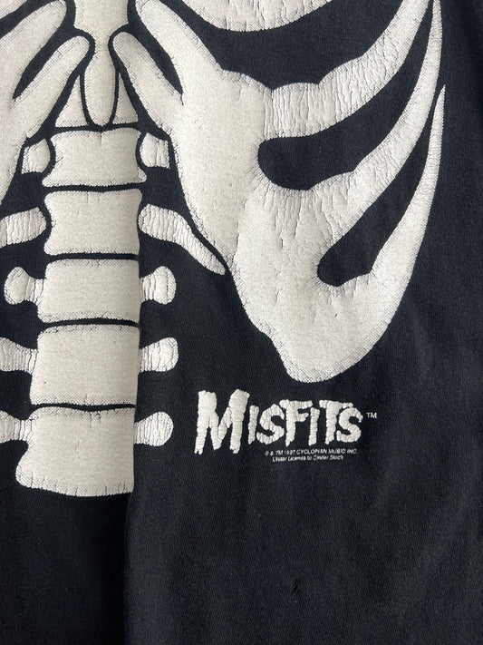 '97 Misfits Skeleton Long Sleeve Tee [L]