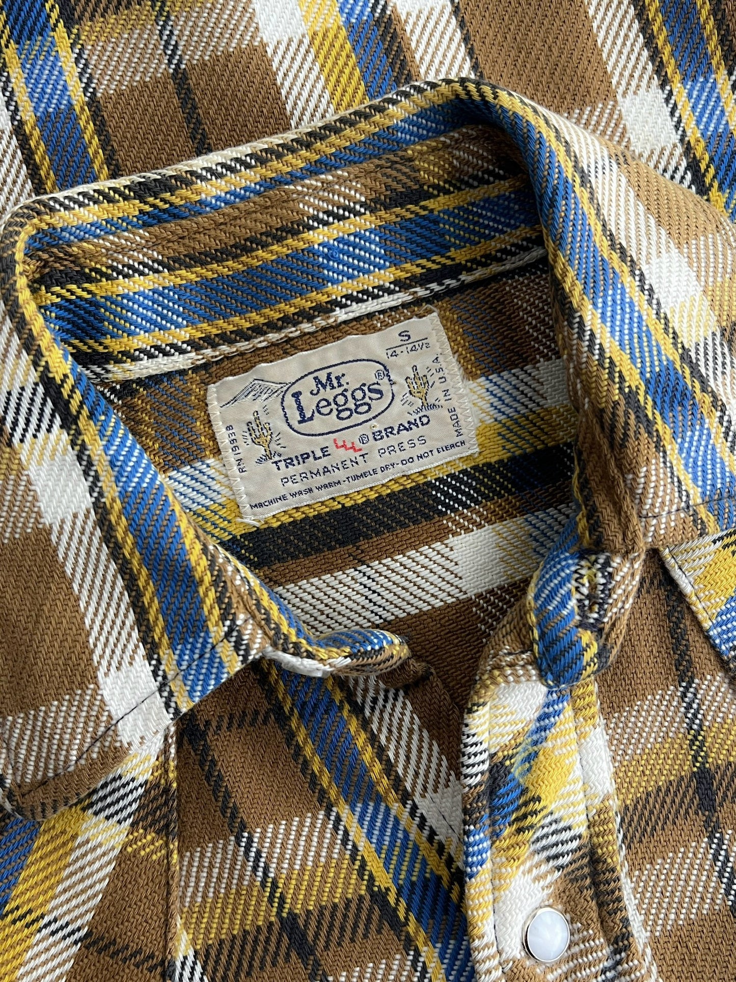 60's Made in USA 'Mr Legs' Flannel [S]