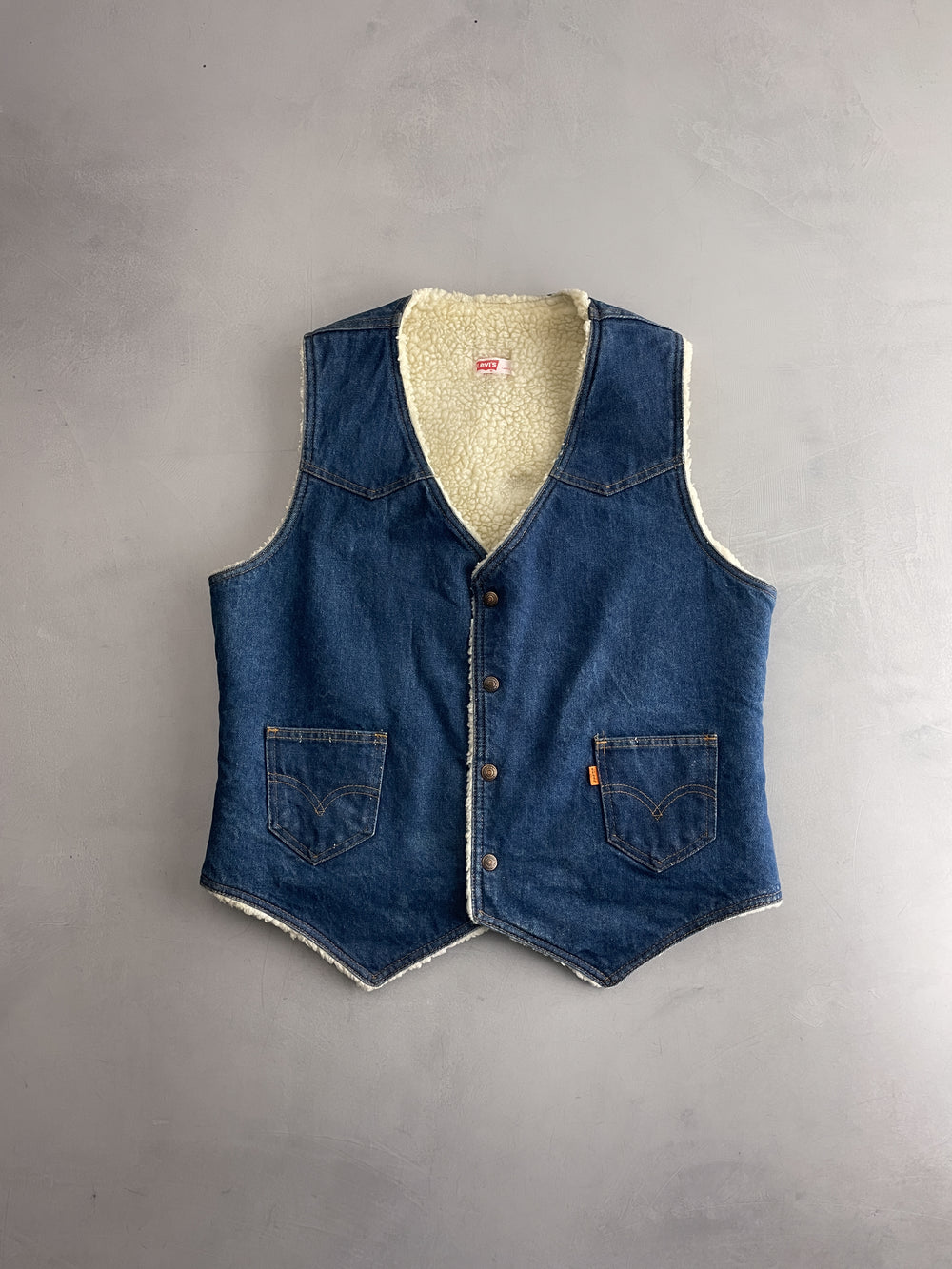 Levi's Orange Tab Sherpa Vest [L]