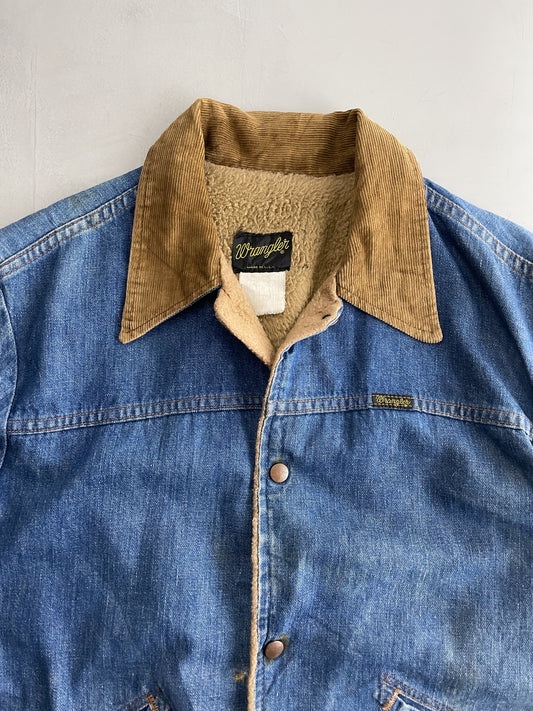 70's Wrangler Denim Cut-Off Vest [M]