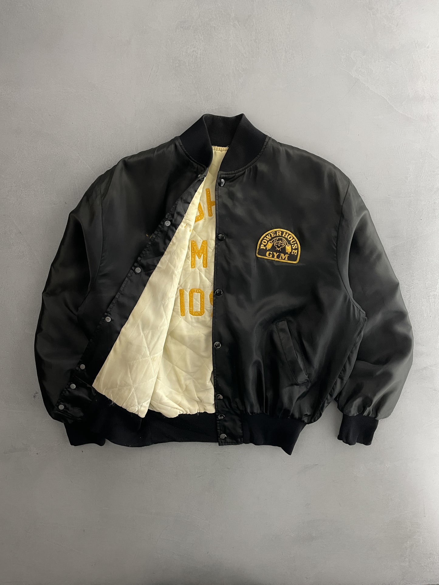 Power House Gym Satin Bomber [L]