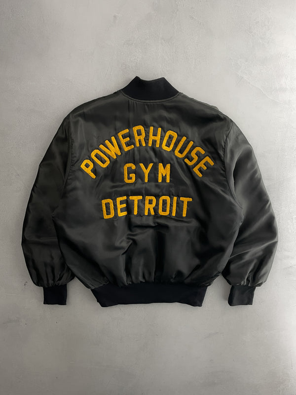 Power House Gym Satin Bomber [L]