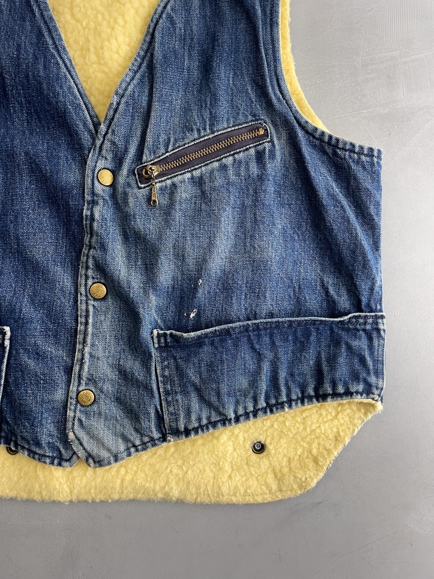 70's Carters Denim Vest [M]