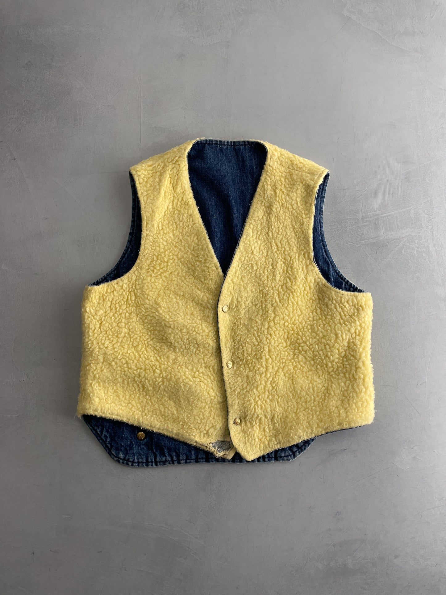 70's Carters Denim Vest [M]