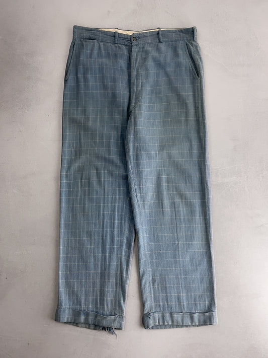 1950's Wool Slacks [36"]