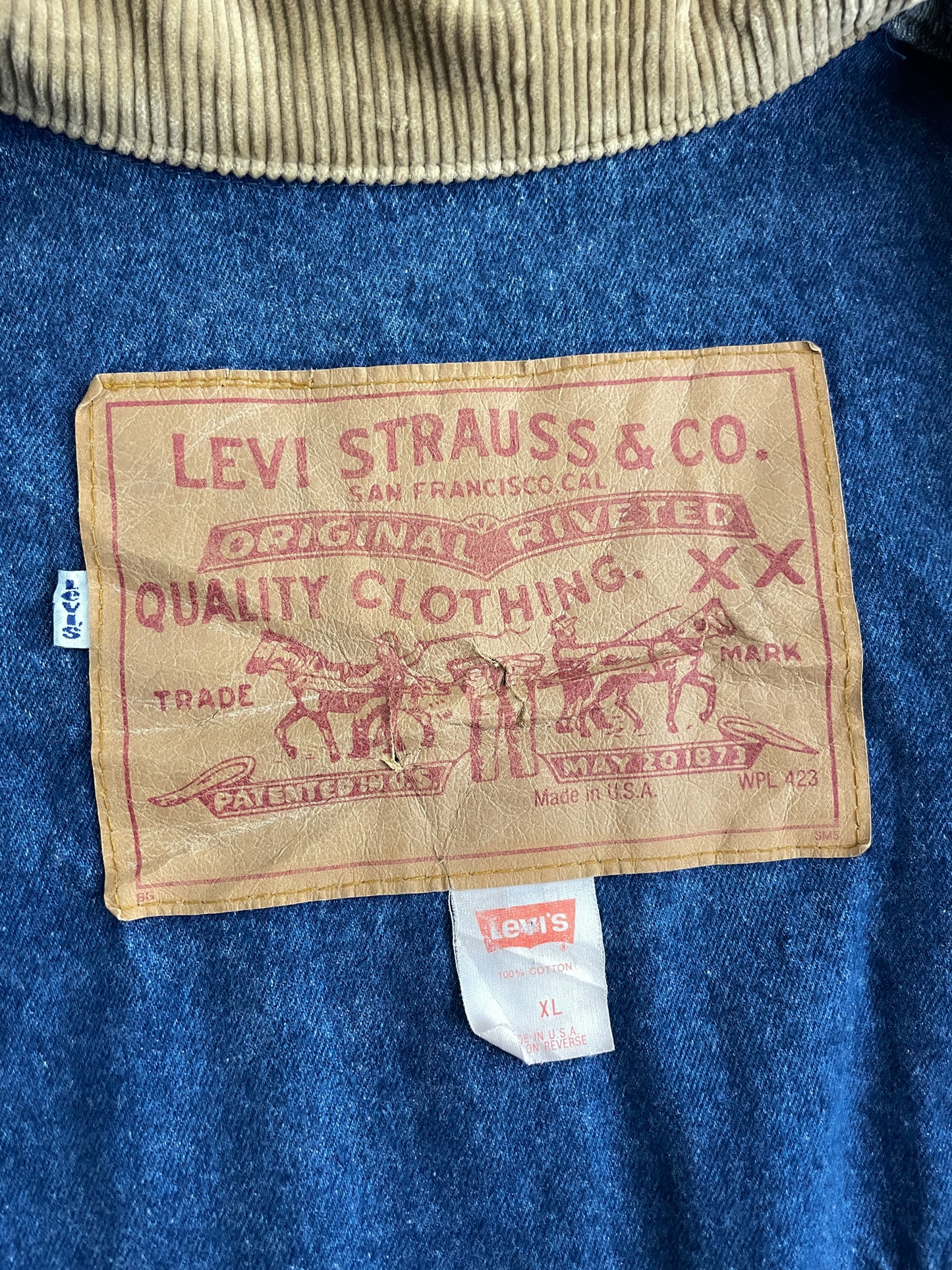 Made in USA Levi's Trench Coat [XL]