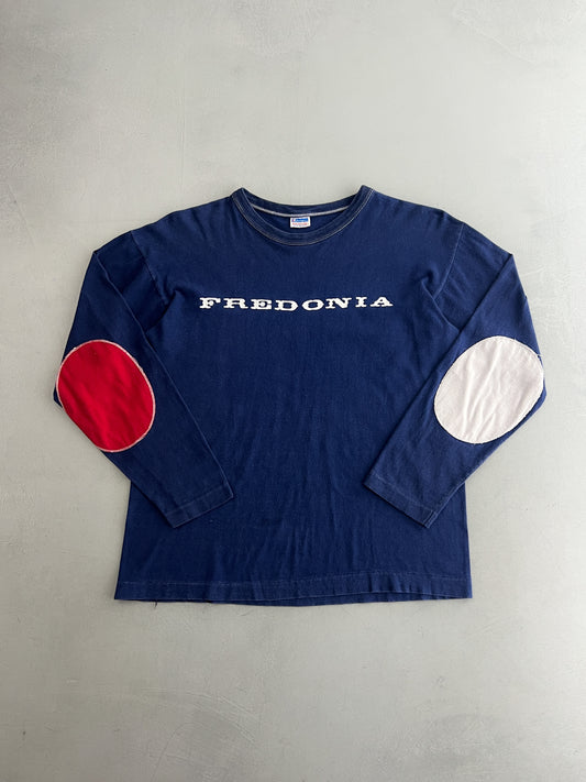 Champion Blue Bar 'Fredonia' Long Sleeve Tee [M]