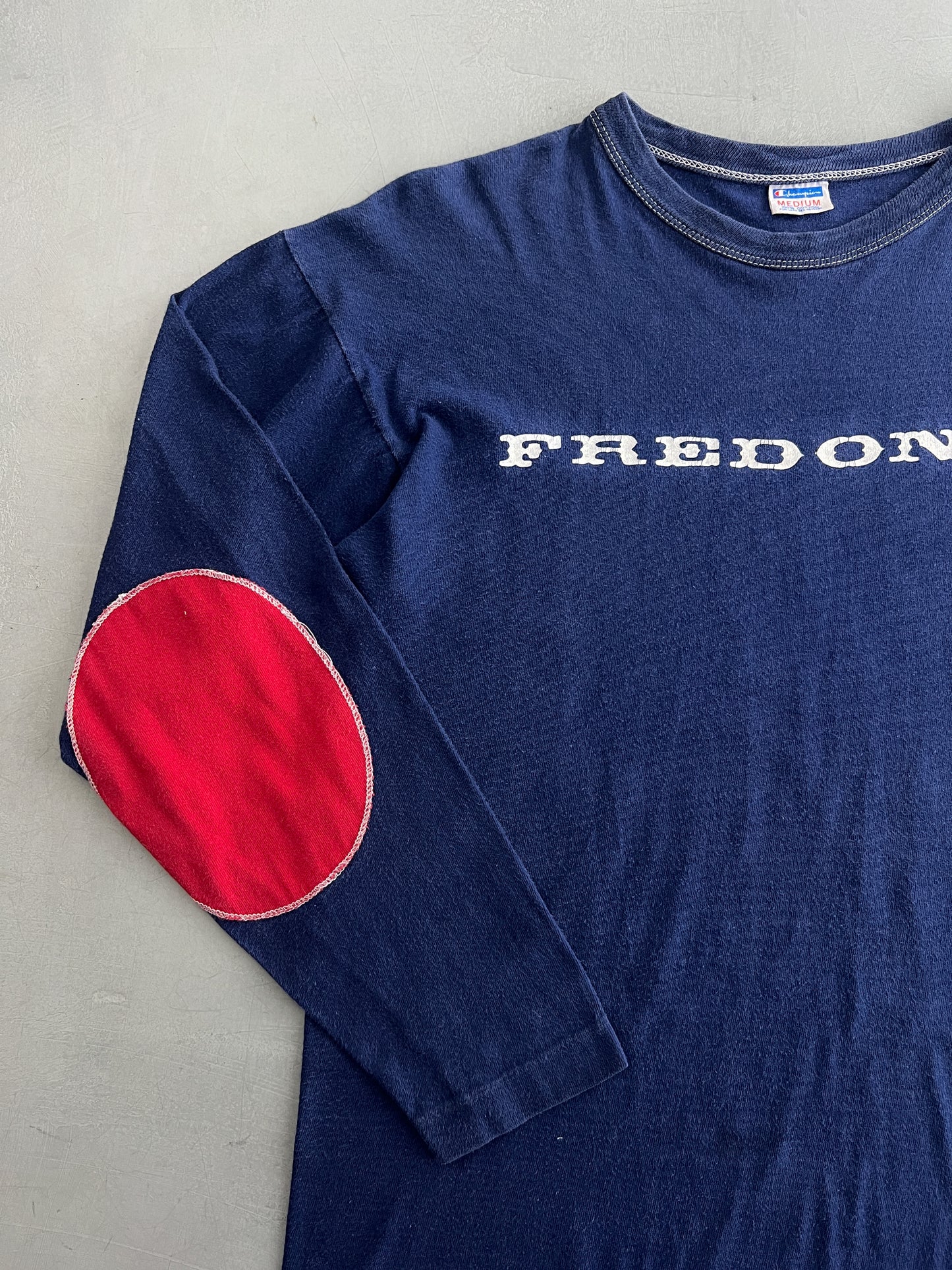 Champion Blue Bar 'Fredonia' Long Sleeve Tee [M]