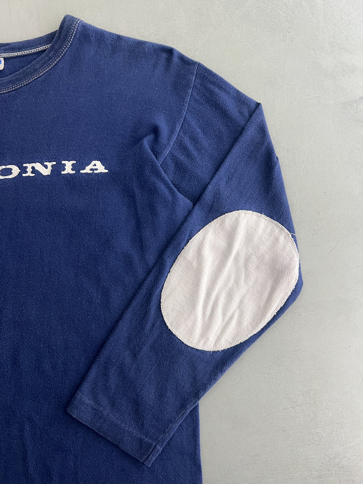 Champion Blue Bar 'Fredonia' Long Sleeve Tee [M]