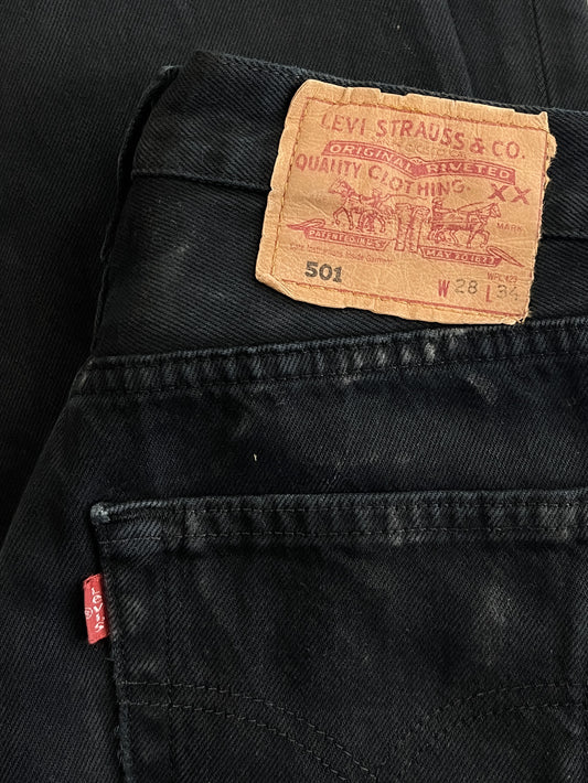 1990's Black Levis 501 [27"]