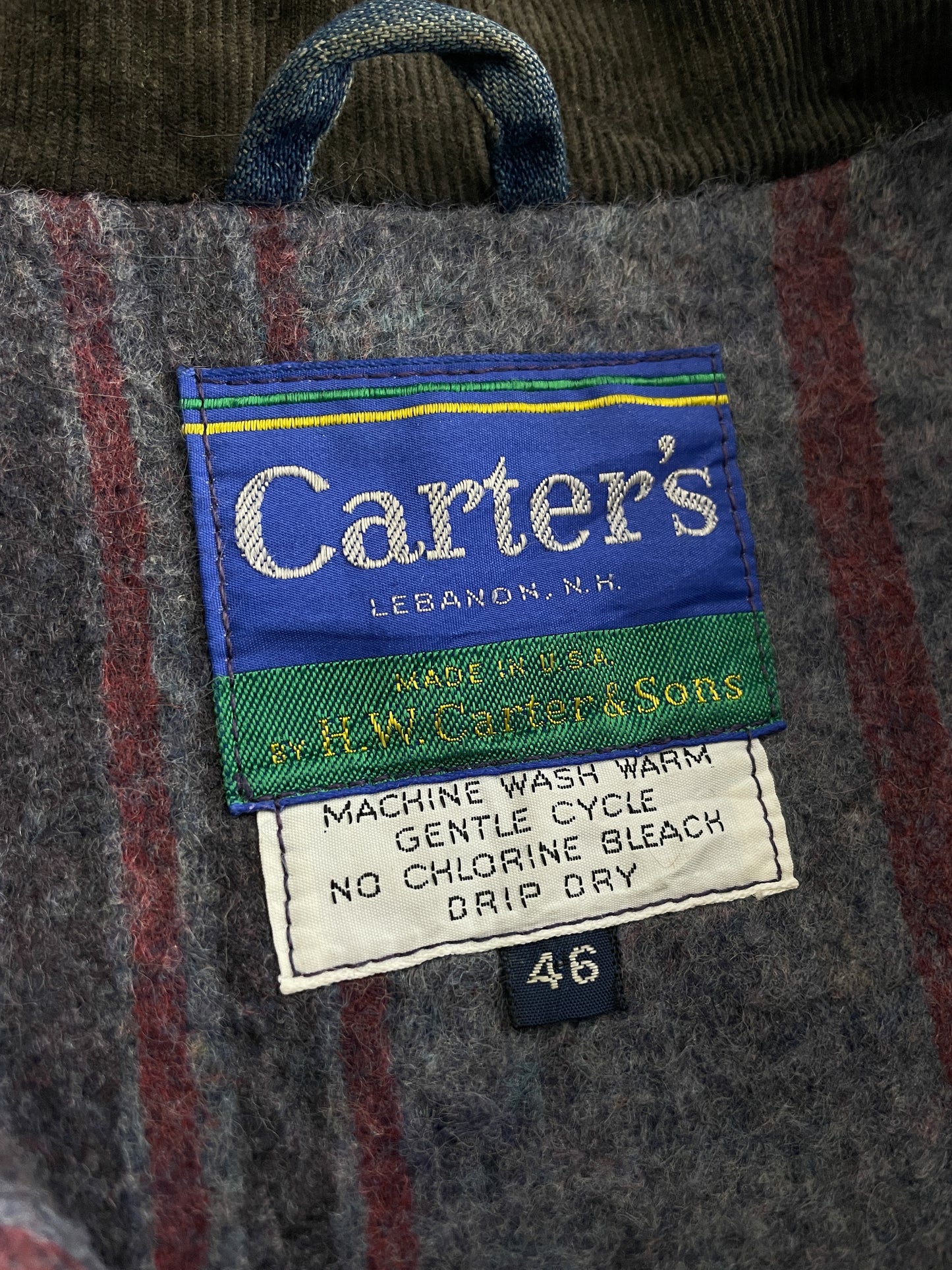 Carter's Blanket Lined Denim Jacket [XL]