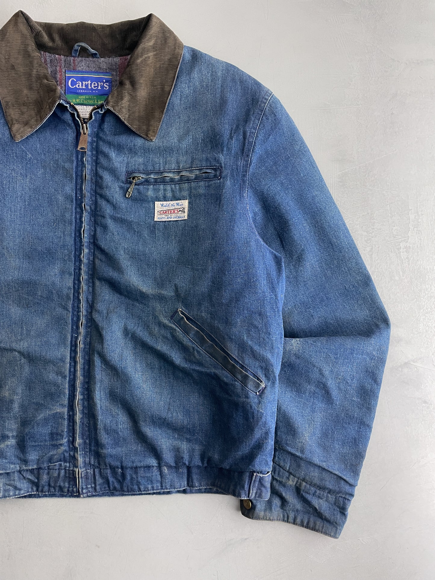 Carter's Blanket Lined Denim Jacket [XL]