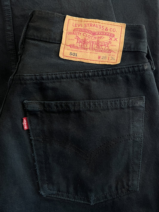 1990's Black Levis 501 [27"]