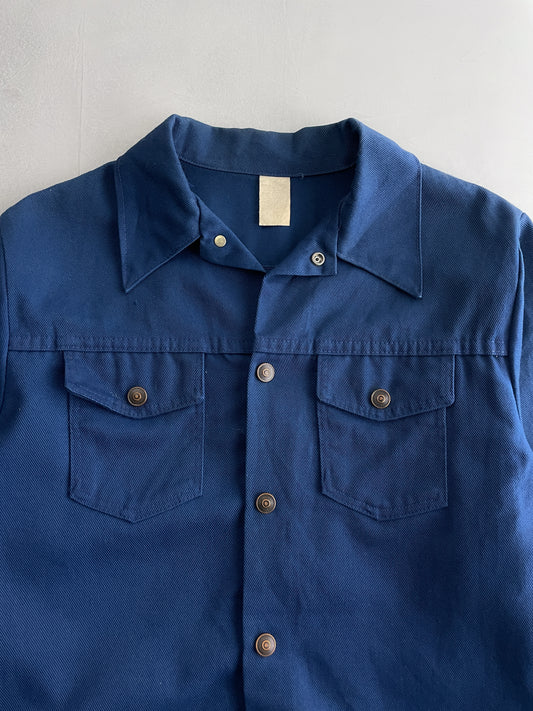 70's Press Stud Work Jacket [XS]