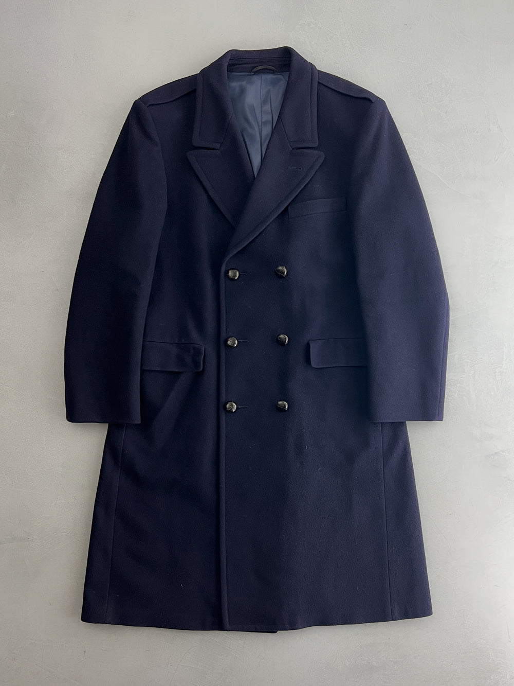 Union Made Double Breasted Wool Overcoat [M]