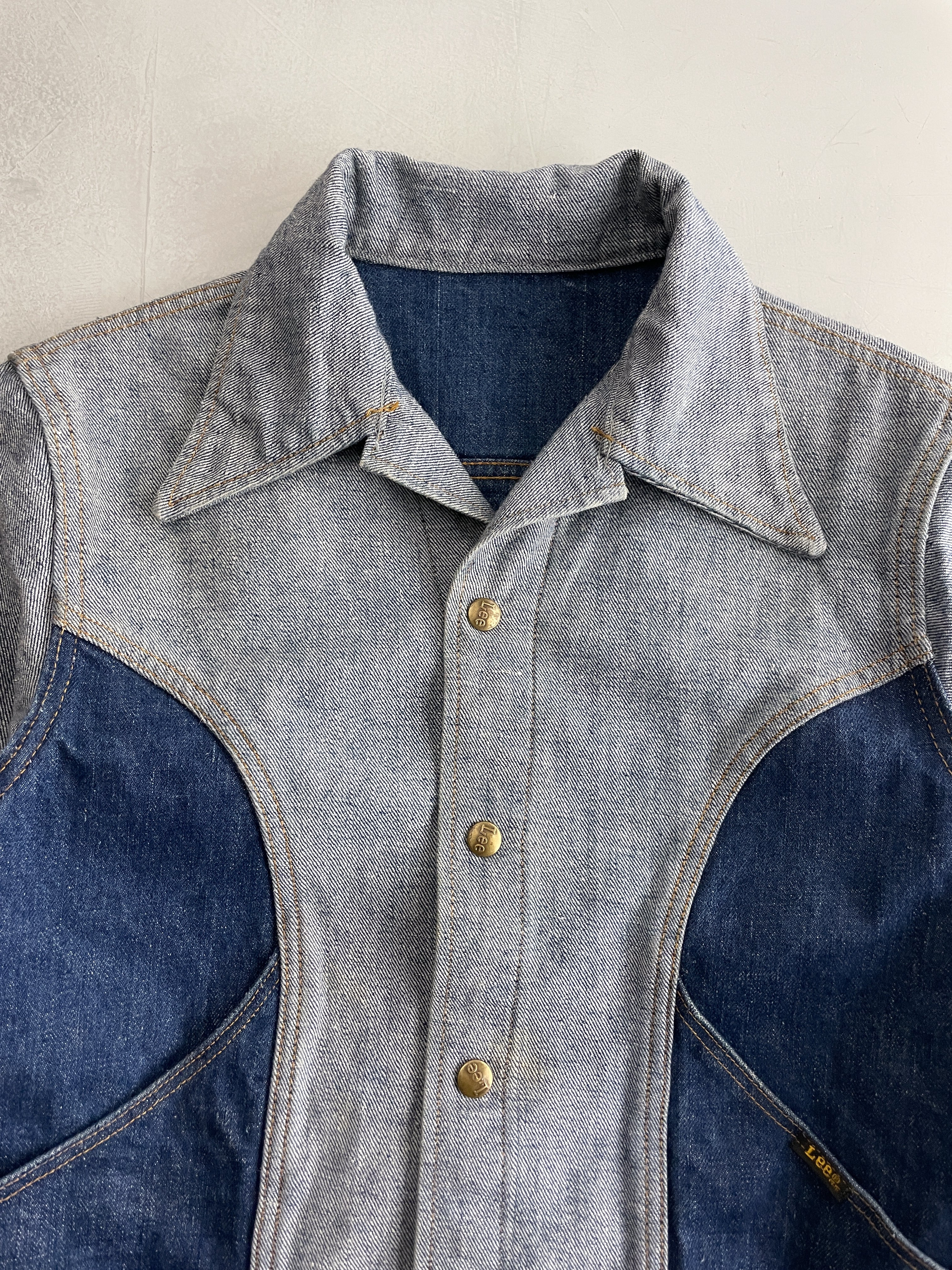 美品◎ 70s Lee Reversible Denim Jacket 70s LEE REVERSIBLE DENIM JACKET — Velour