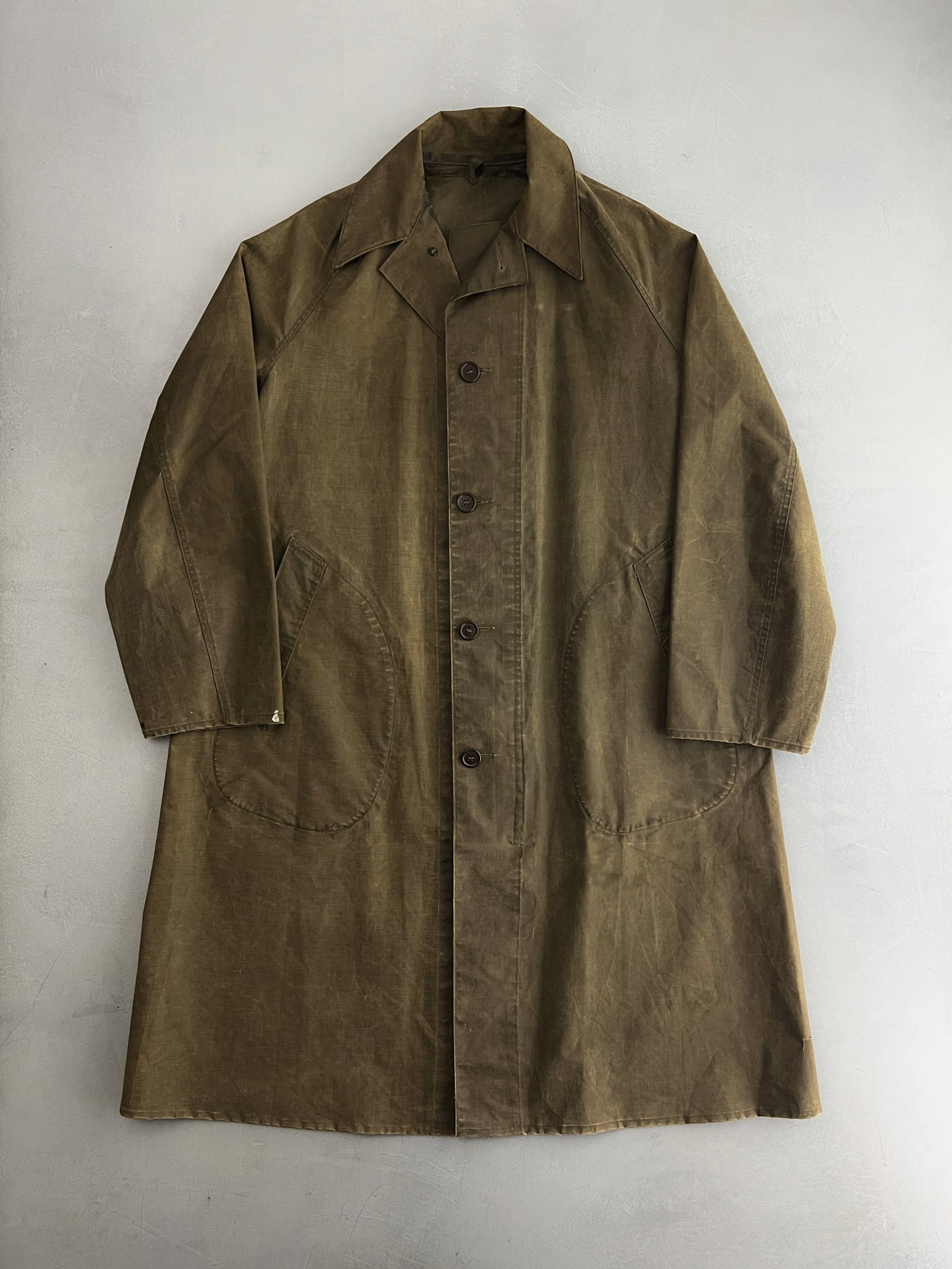 40's U.S. Army Rubberised Rain Coat [XL]