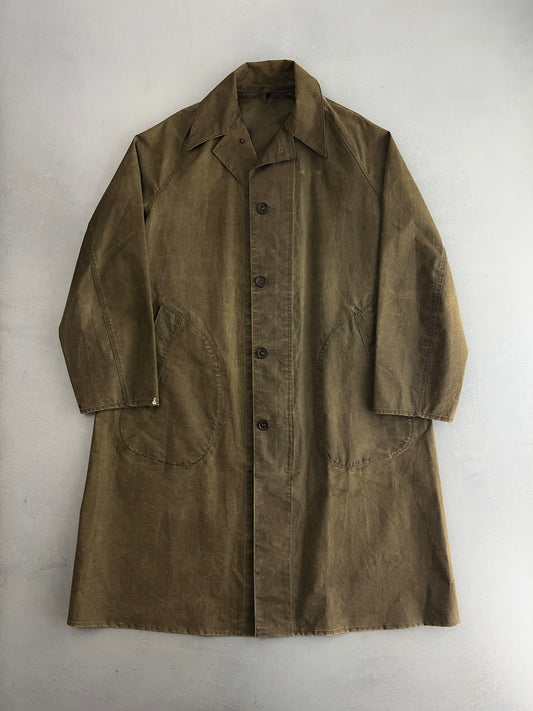 40's U.S. Army Rubberised Rain Coat [XL]