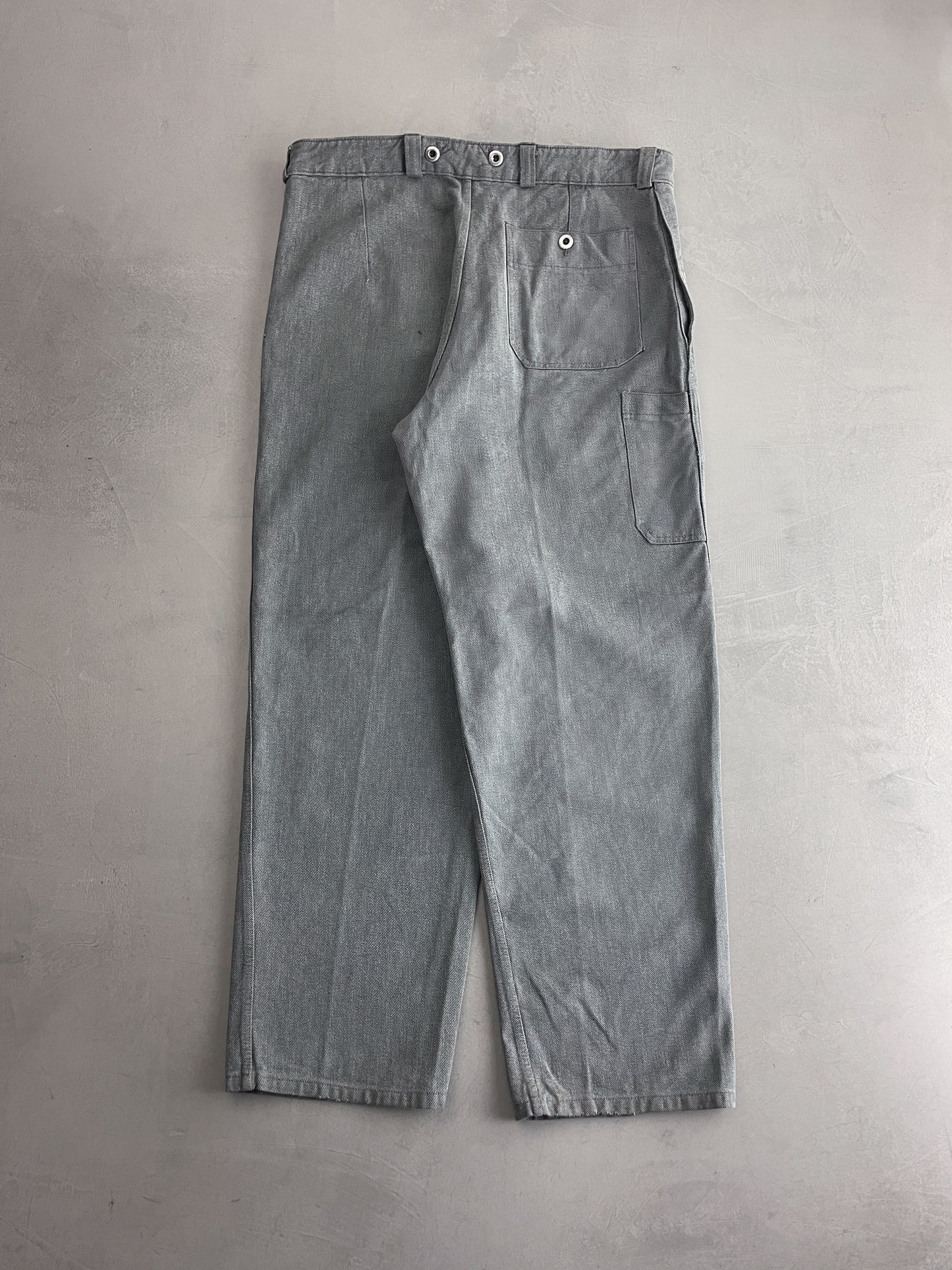 Swiss Salt & Pepper Army Pants [36"]