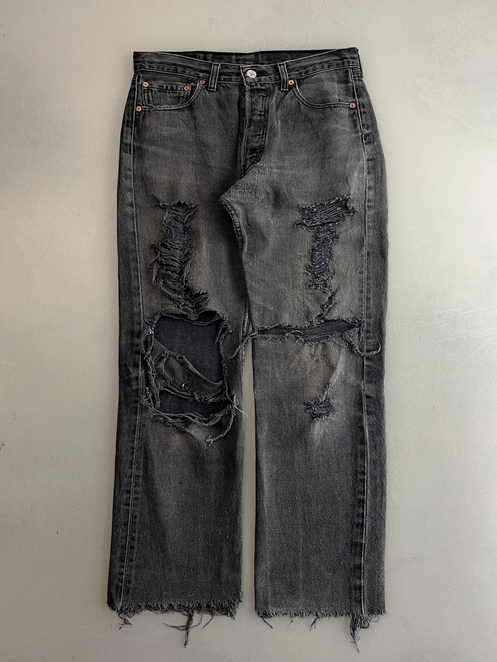 1990's Thrashed Grey Levis 501 [29"]