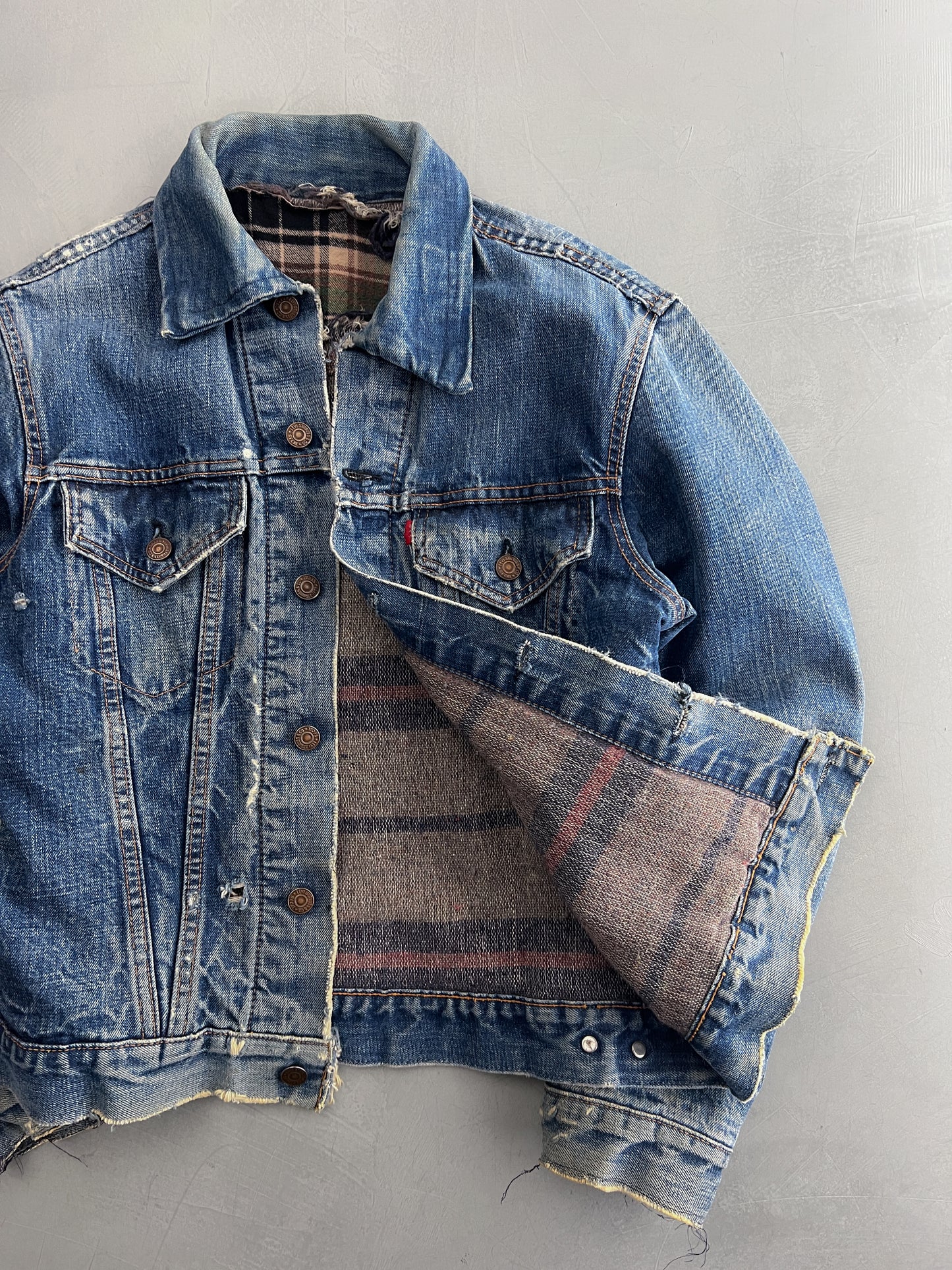 Blanket Lines Levi's Big E Type III Denim Jacket [M]