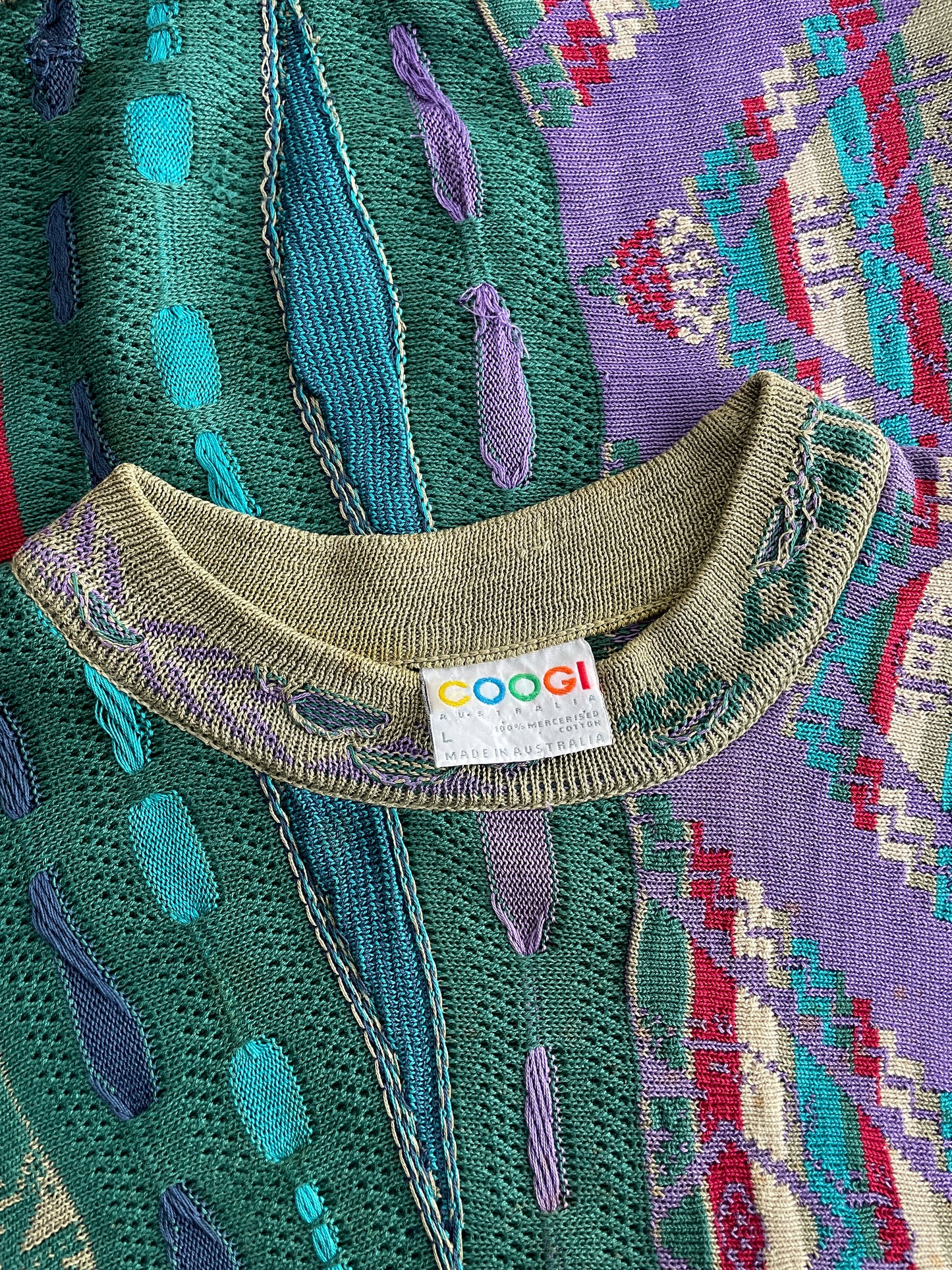 90's Coogi 3D Knit Sweater [XL]