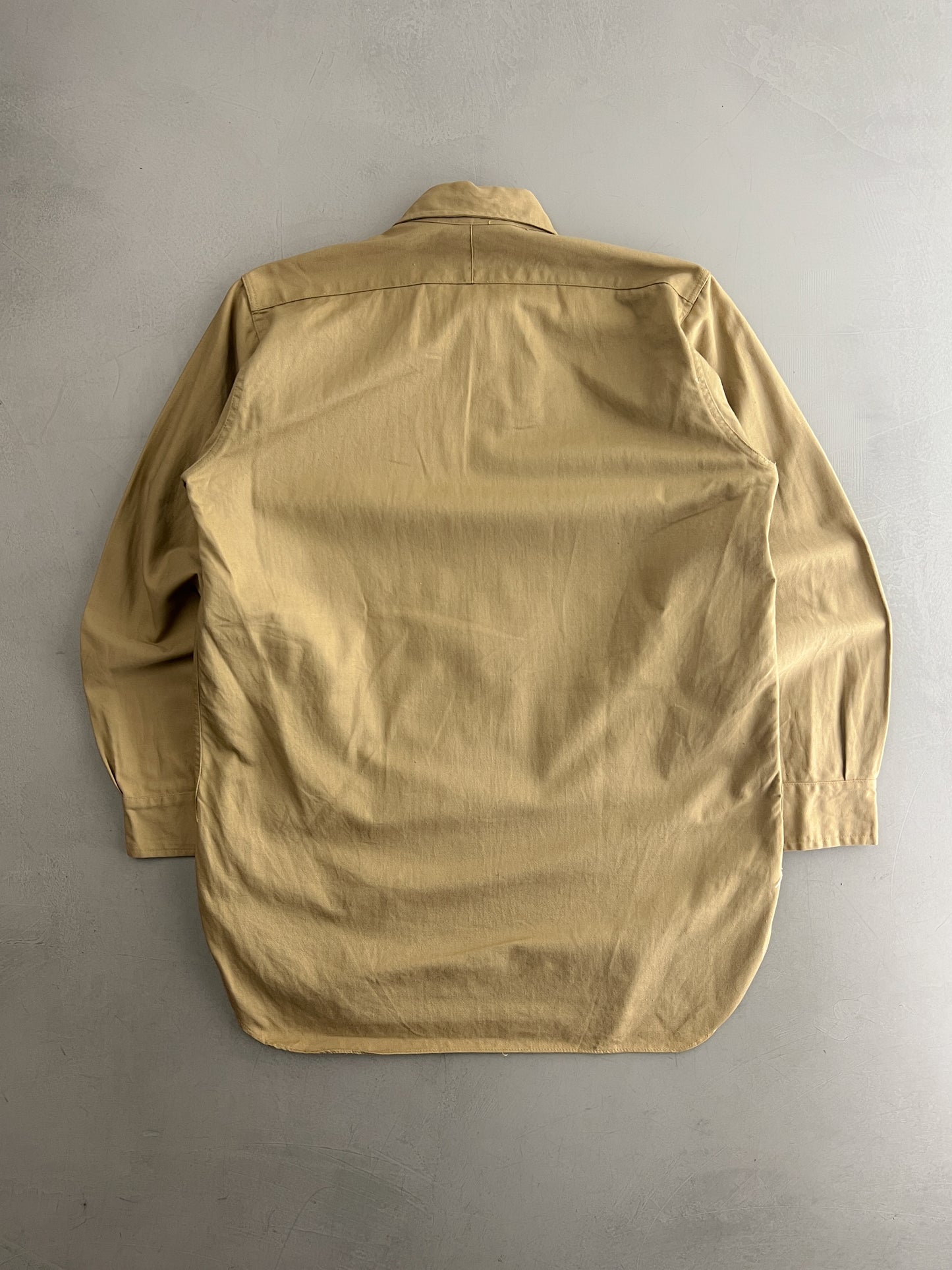 50's CAN'T-TEAR-EM Work Shirt [S/M]