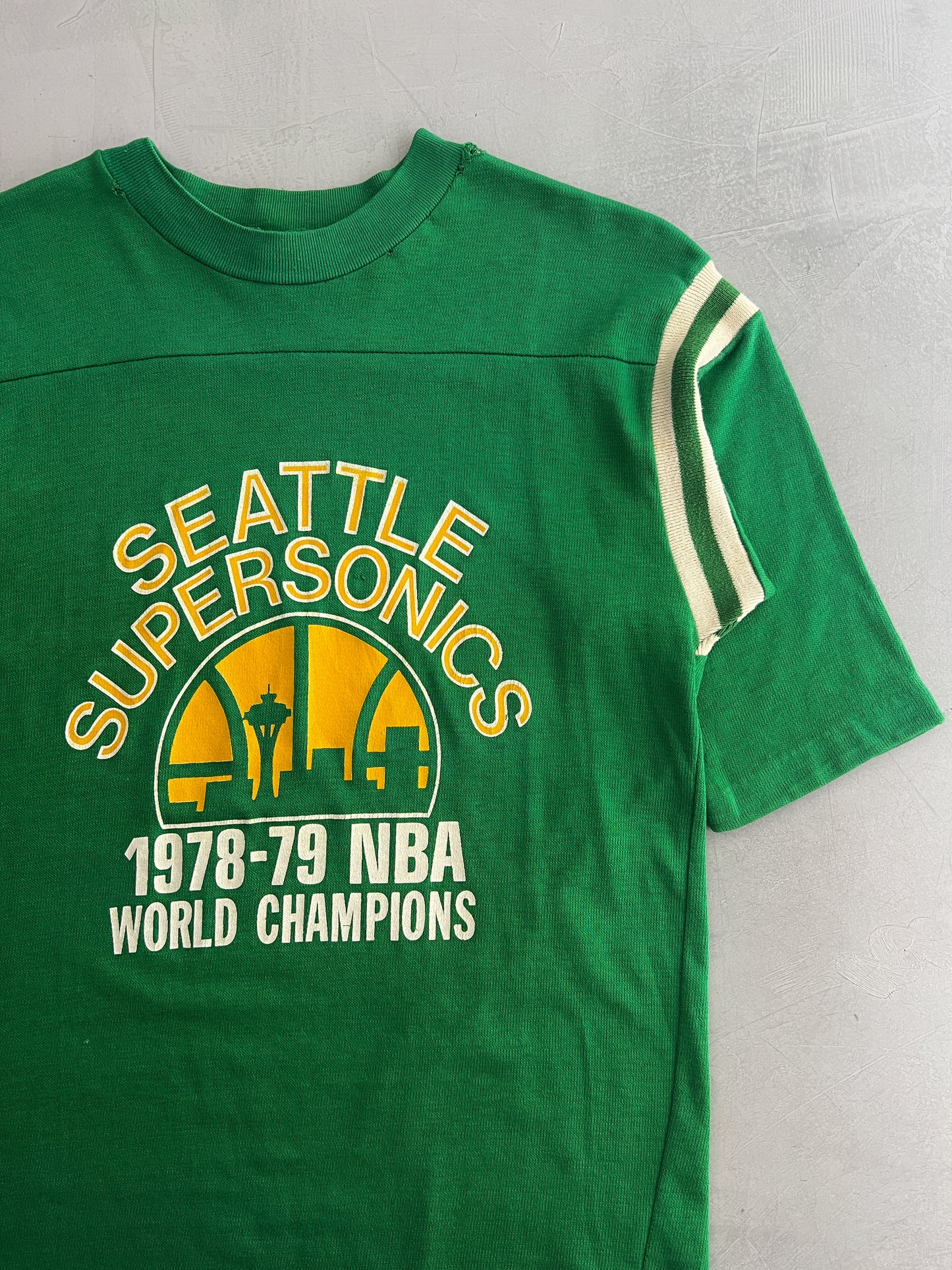 70's Seattle Supersonics Jersey Tee [M]