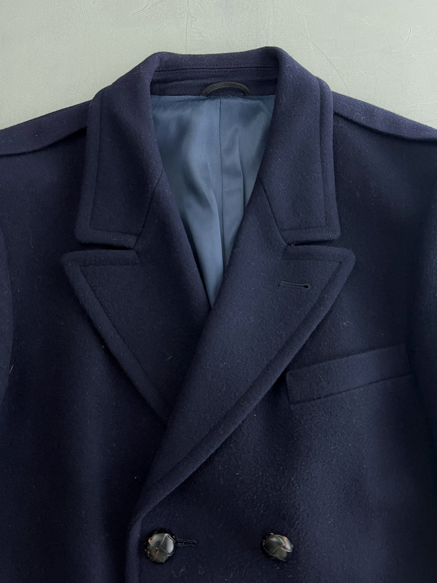 Union Made Double Breasted Wool Overcoat [M]