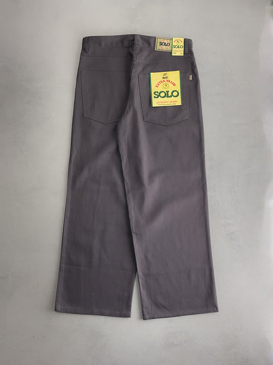 Deadstock SOLO Wide-Leg Jeans [34"]