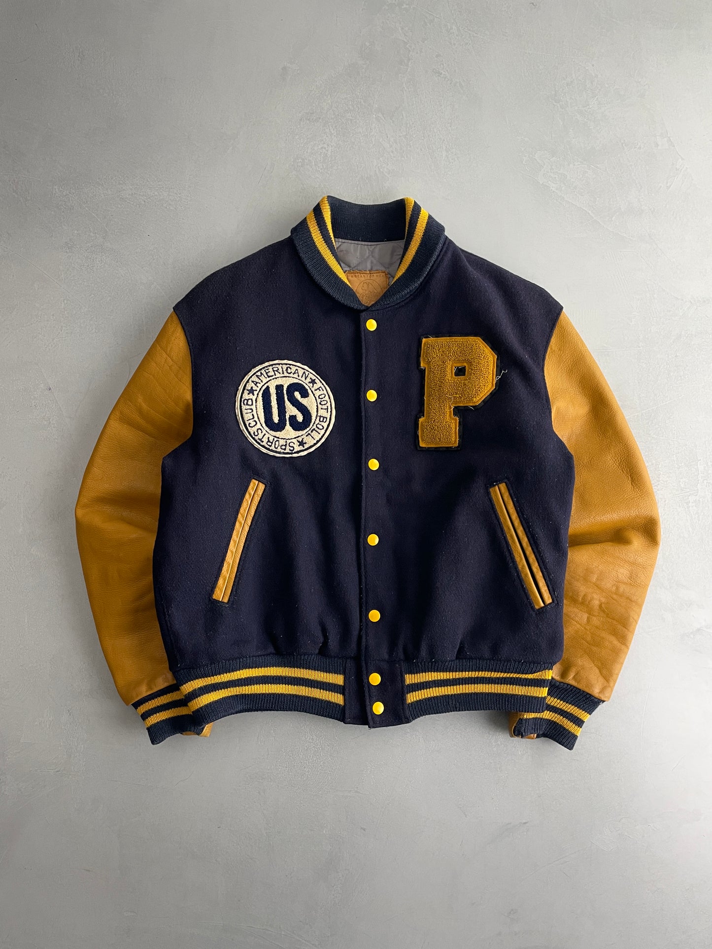 Golden Bear Letterman Jacket [L]