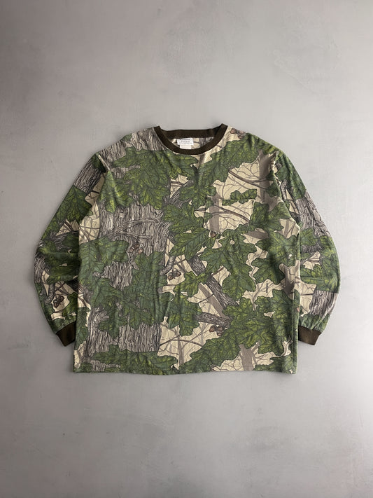 Woodseye Camo Long Sleeve Pocket Tee [XL]