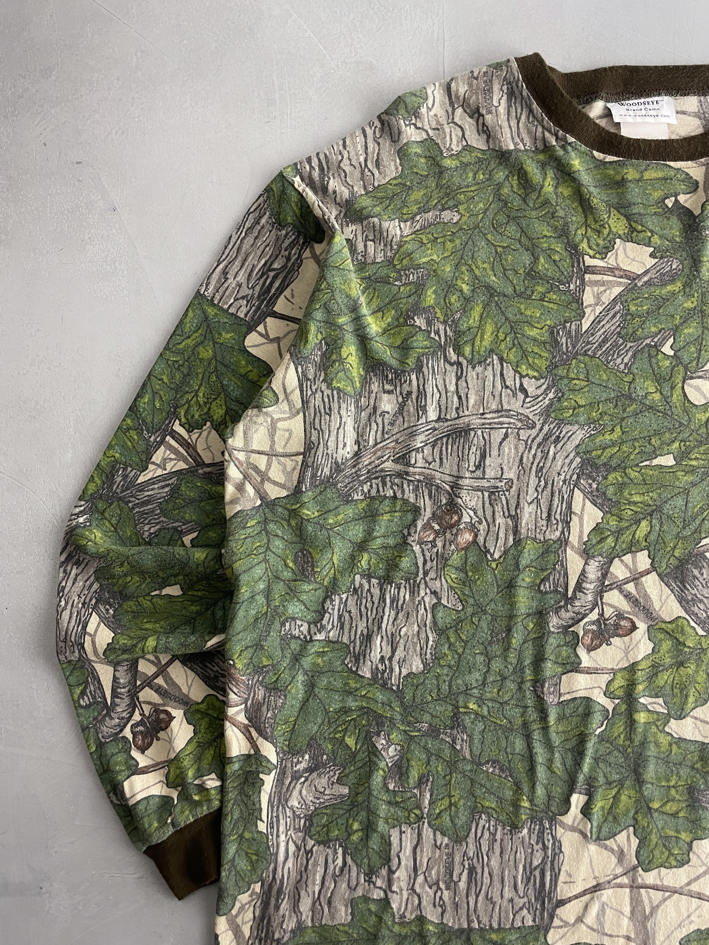 Woodseye Camo Long Sleeve Pocket Tee [XL]