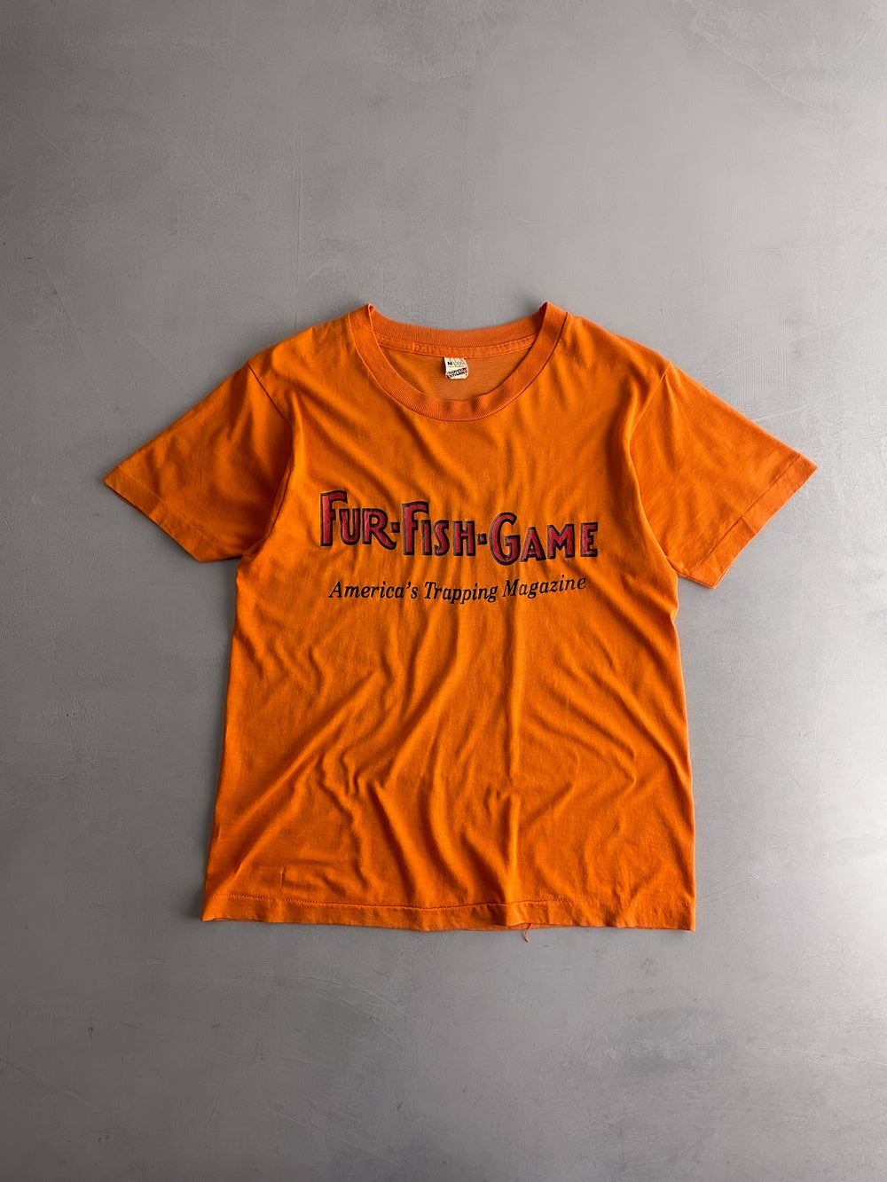 1988 Faded Fur-Fish Game Tee [M/L]