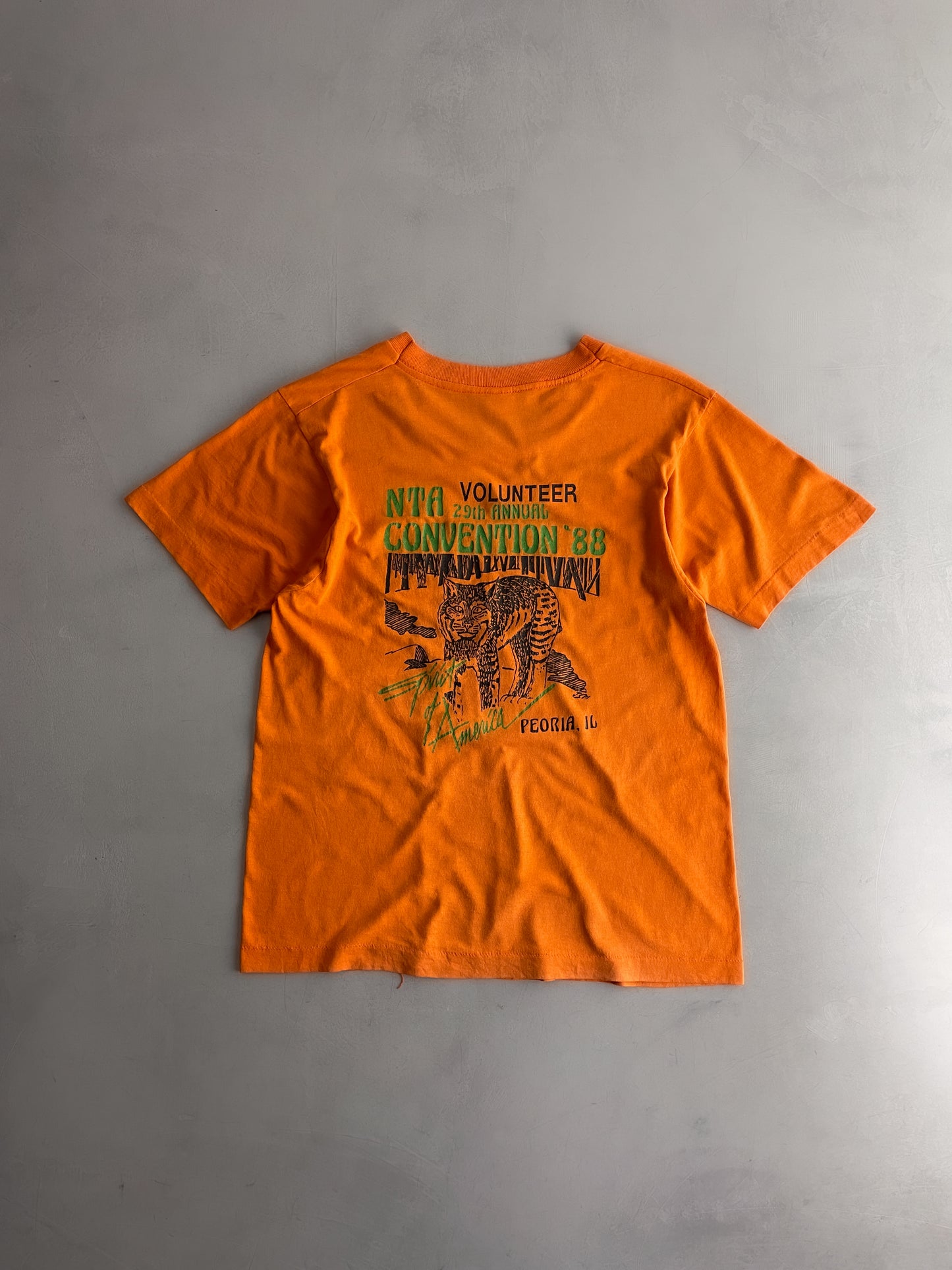 1988 Faded Fur-Fish Game Tee [M/L]