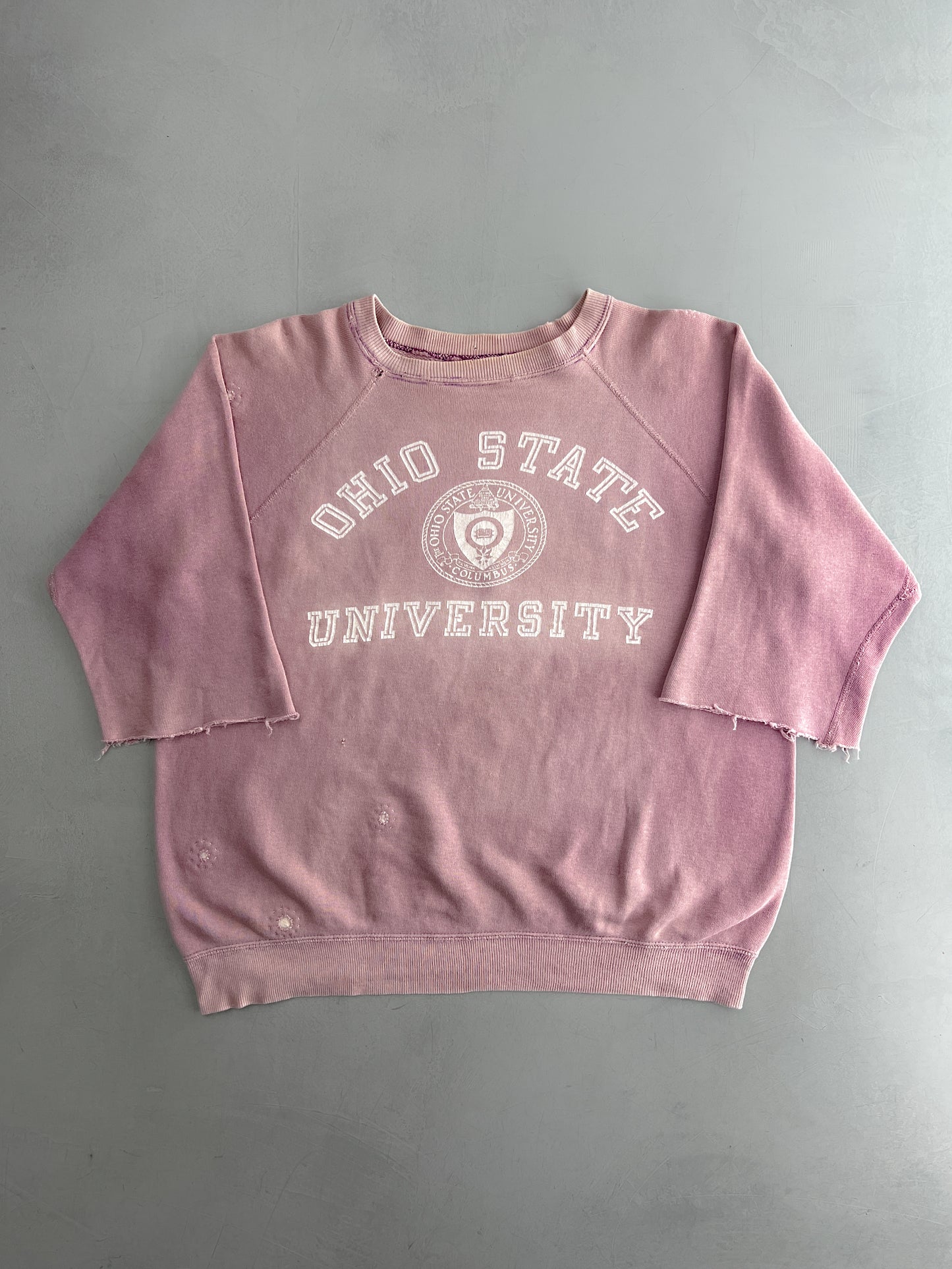 50's/60's Faded Ohio State Uni Sweatshirt [L]