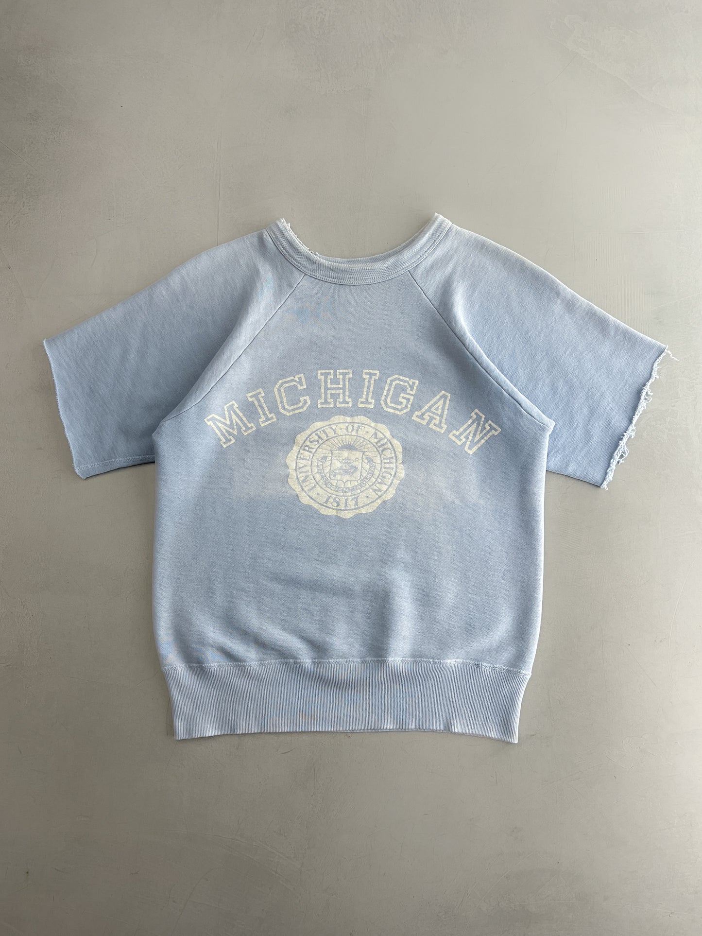 50's/60's Faded Michigan University Sweatshirt [M/L]