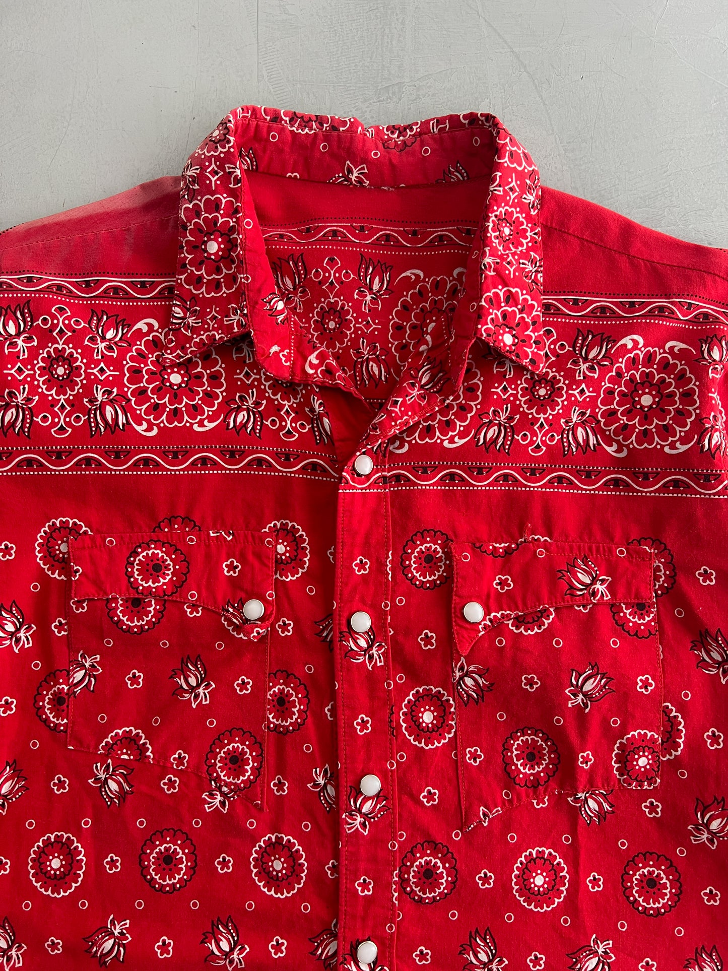 Rockmount Ranchwear Pearl Snap Bandana Shirt [L]