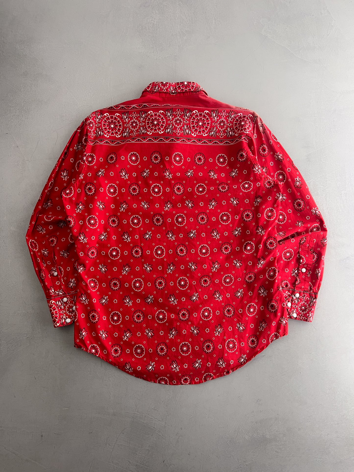 Rockmount Ranchwear Pearl Snap Bandana Shirt [L]